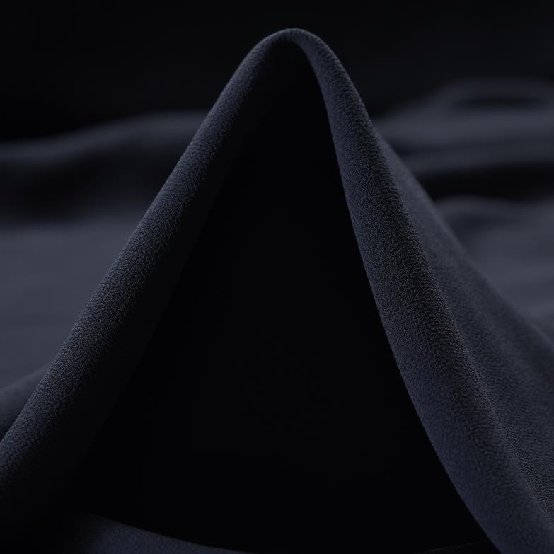 Шифон, Креп, Прозрачная, Blue Nights (F000028598)