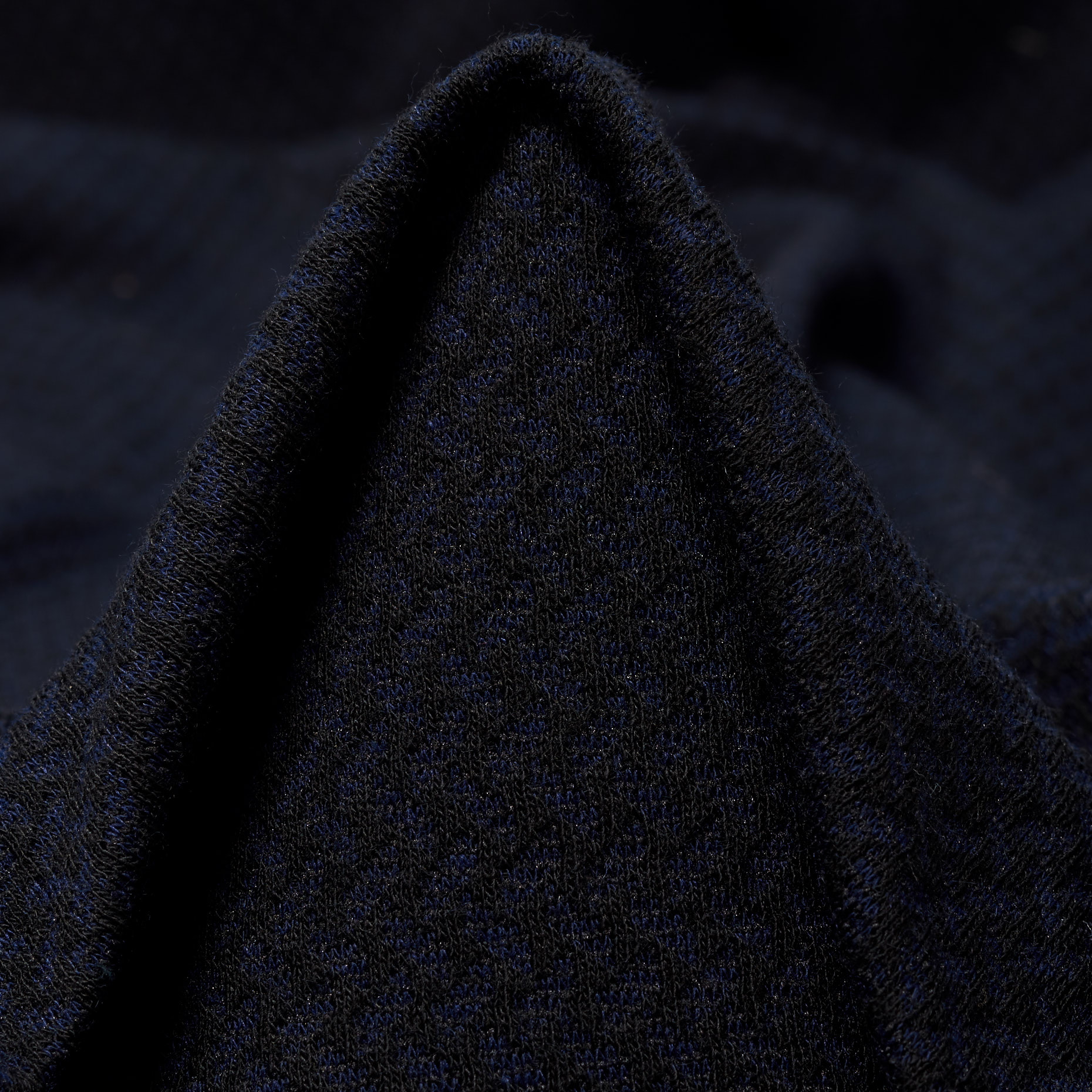 Jersey, Jacquard, Viscosa Mix, Raven Black&Parisian Night (F000044996)