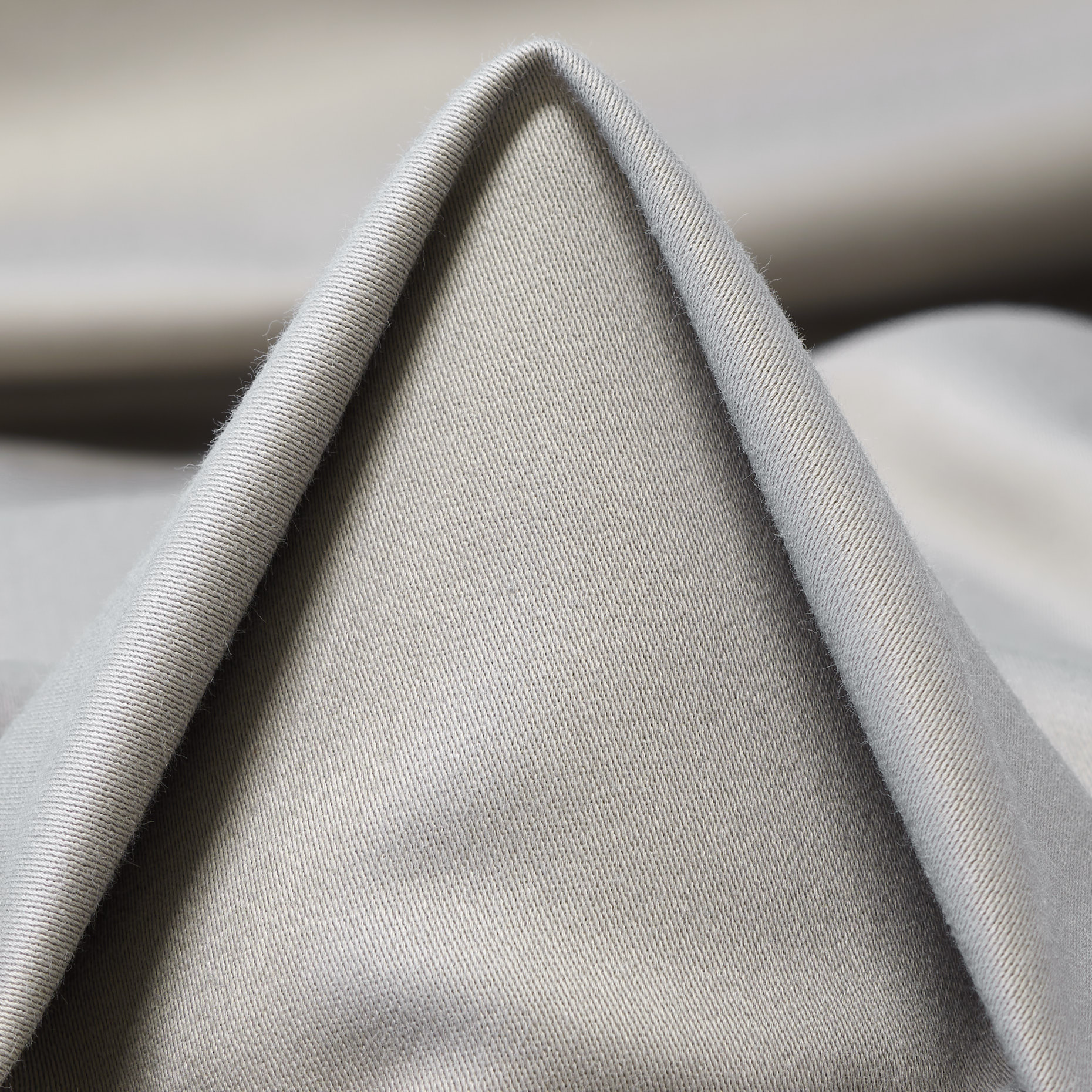 SATIN, COTTON ELASTIC, SILVER GRAY (F000042001)