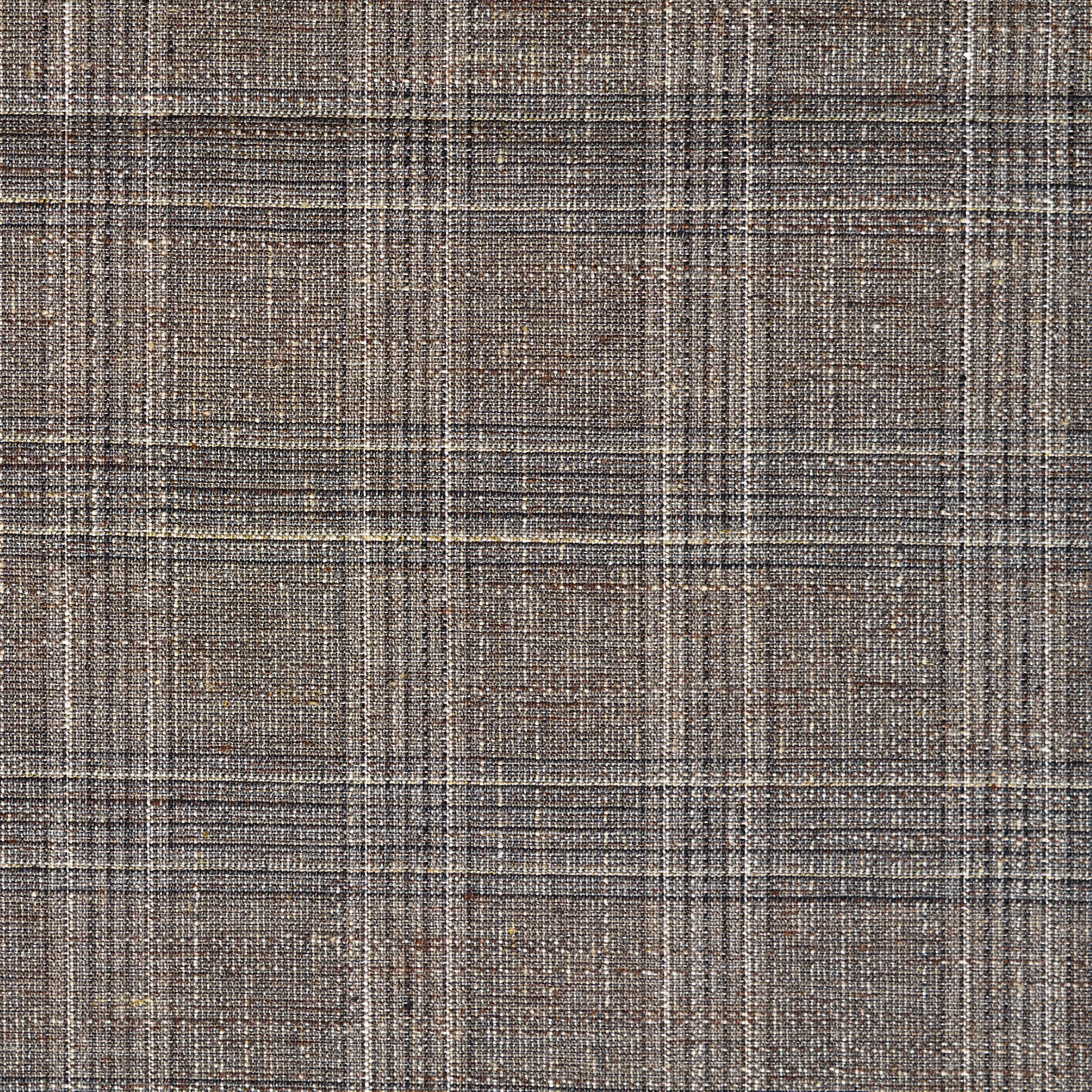 VISCOSE, LINEN, CHECK, GHOST GRAY (F000042486) - Texture