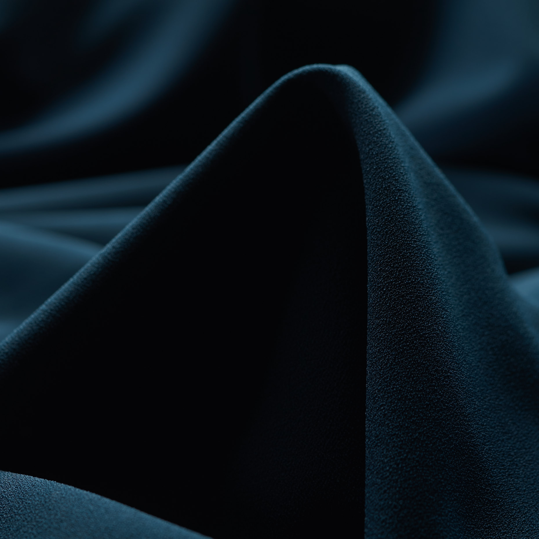 Crêpe De Chine, Medieval Blue (F000025418)