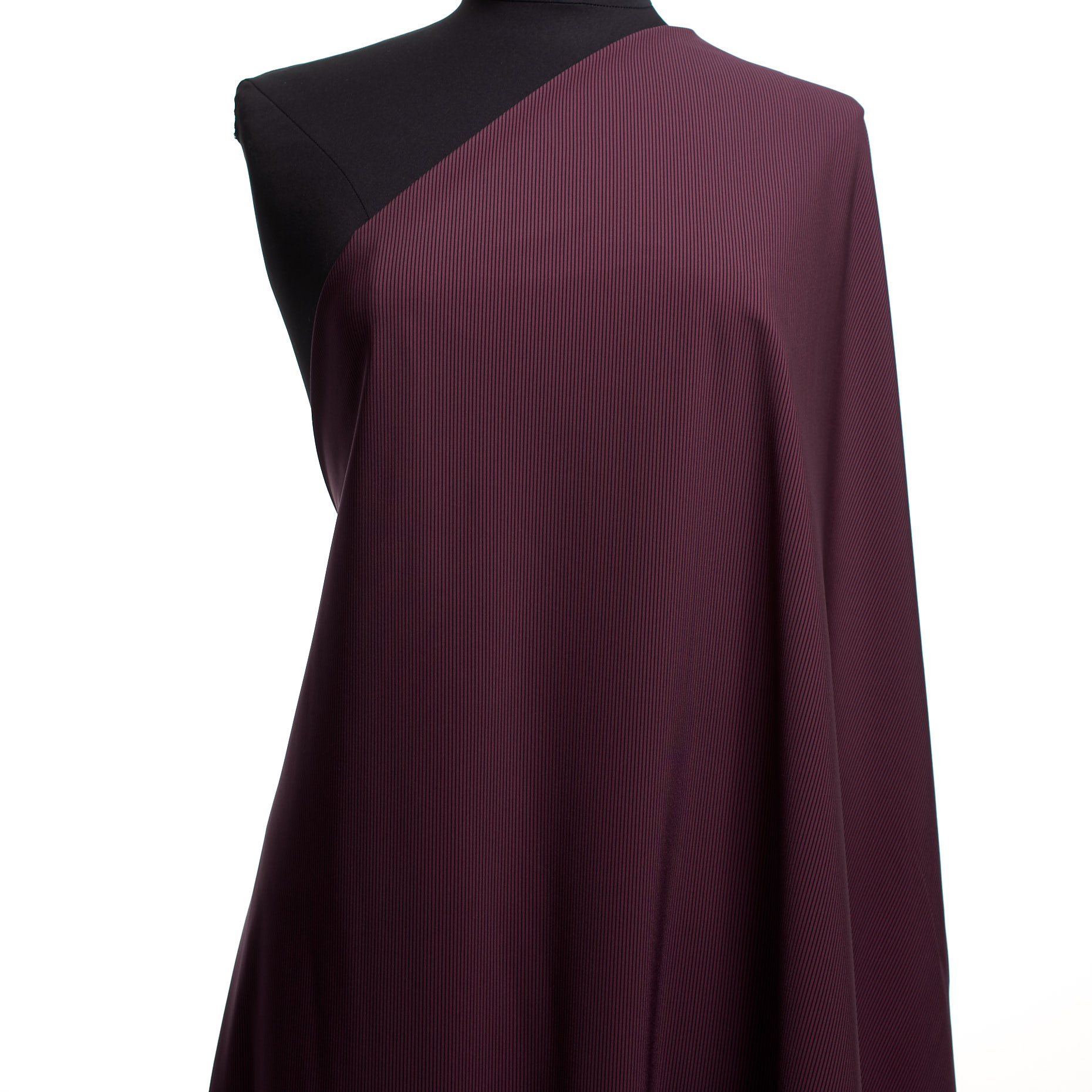 TECHNO JERSEY, STRIPES, HIGH ELASTICITY, PURPLE POTION (F000041507) - Mannequin