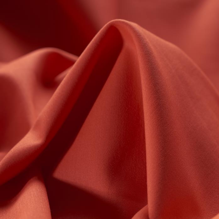 COTTON, VISCOSE, ELASTIC, TOMATO (F000028751)