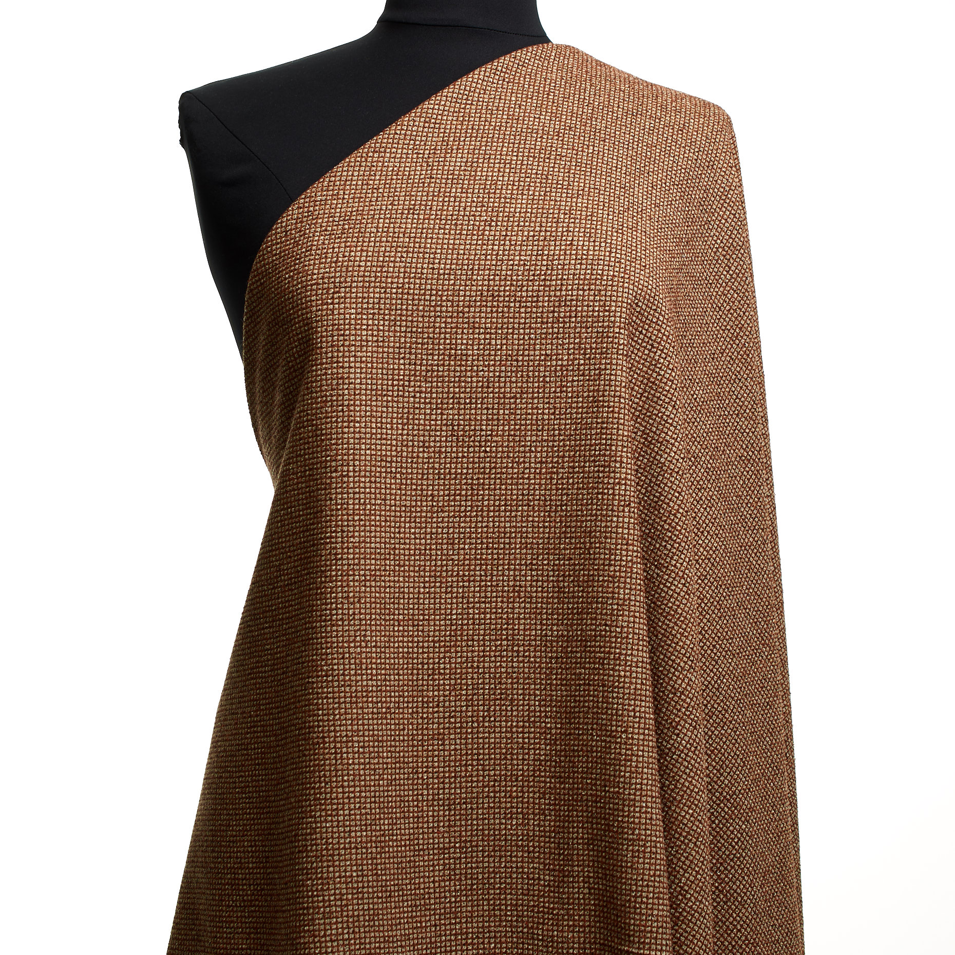 CRÊPE, WOOL BLEND, MICRO DESIGN, DUSTED CLAY (F000044834) - Mannequin