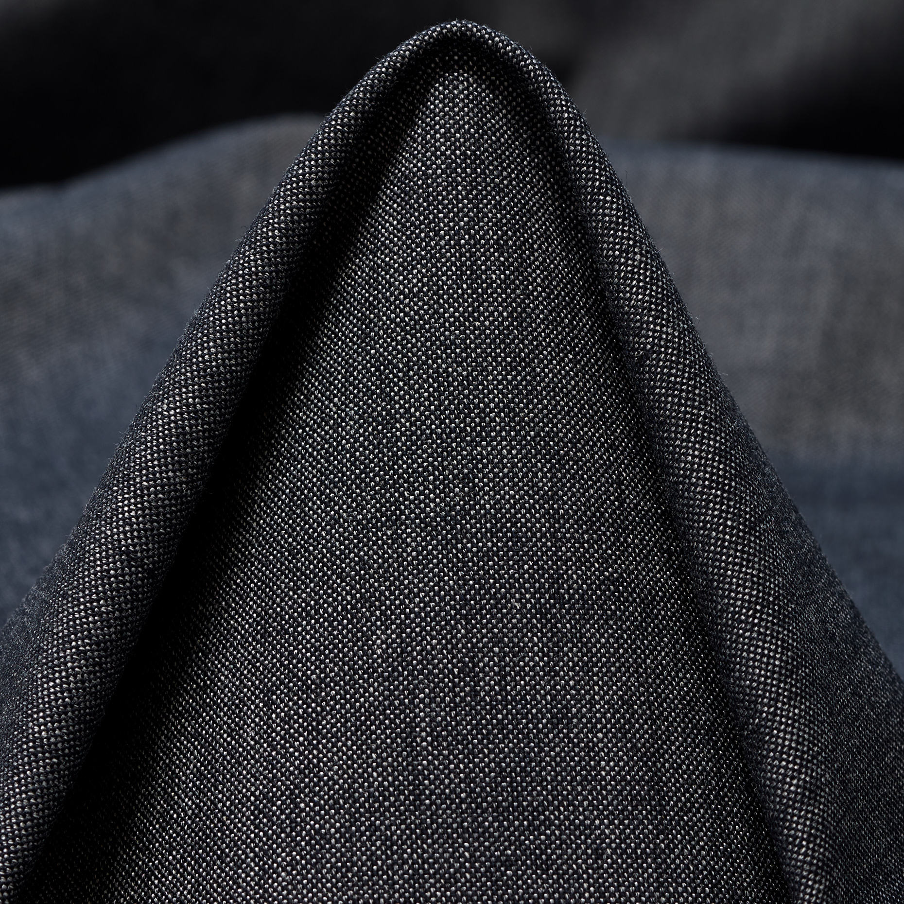 Chambray, Laine Vierge, Coton Mixte , Blackened Pearl (F000047046)