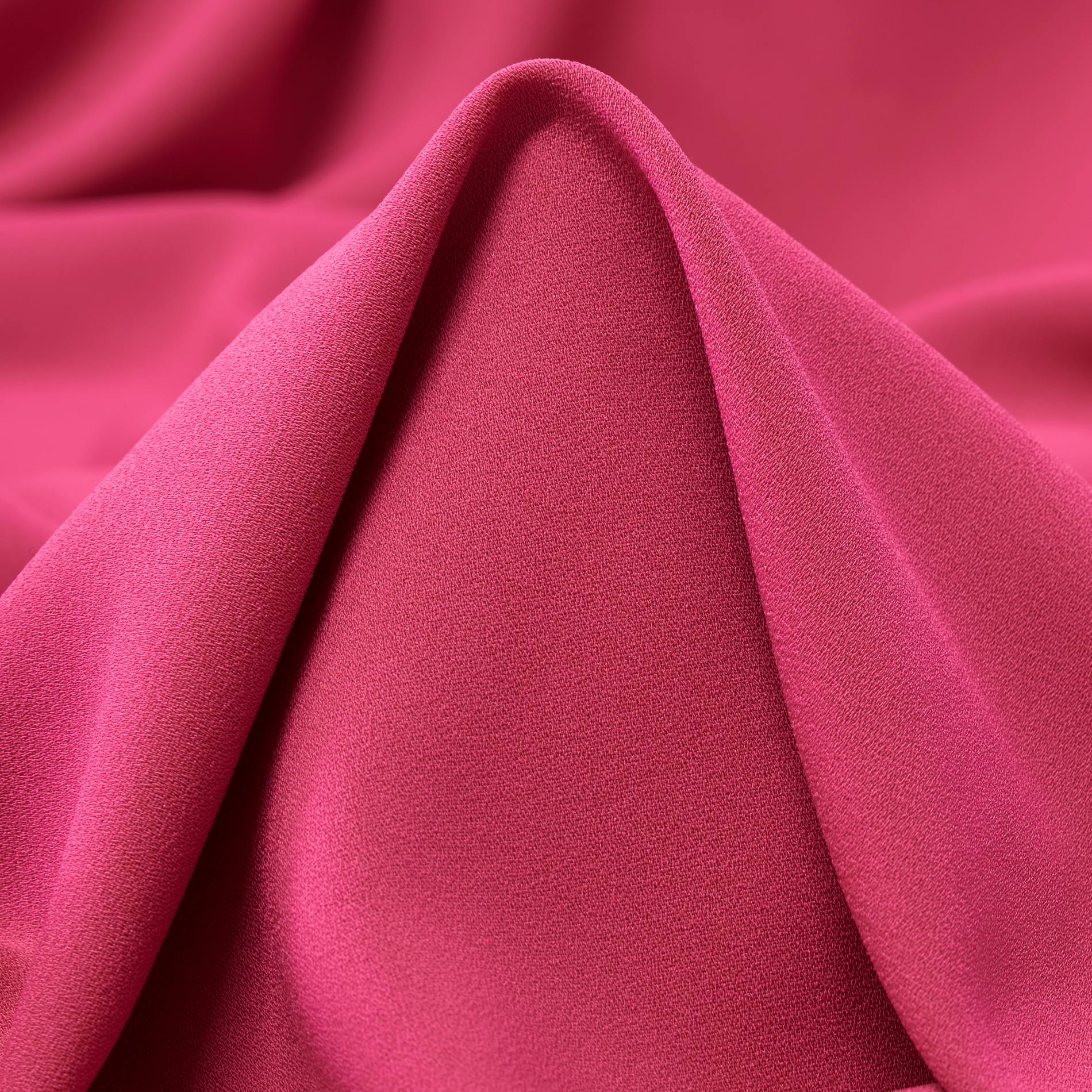 CRÊPE DE CHINE, ELASTIC, RASPBERRY SORBET (F000035278)