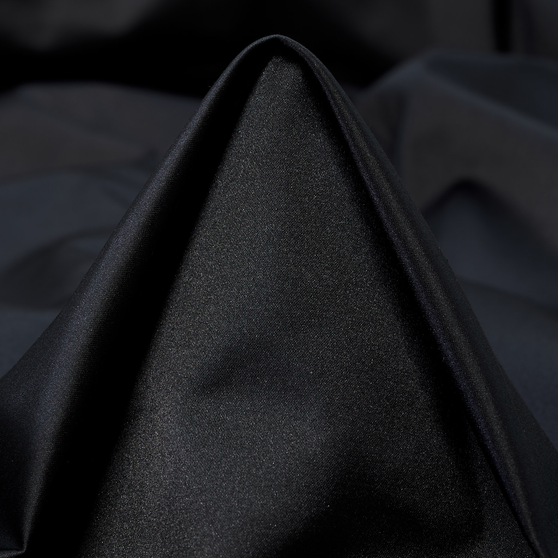 SATIN, COTTON ELASTIC, JET BLACK (F000042631)