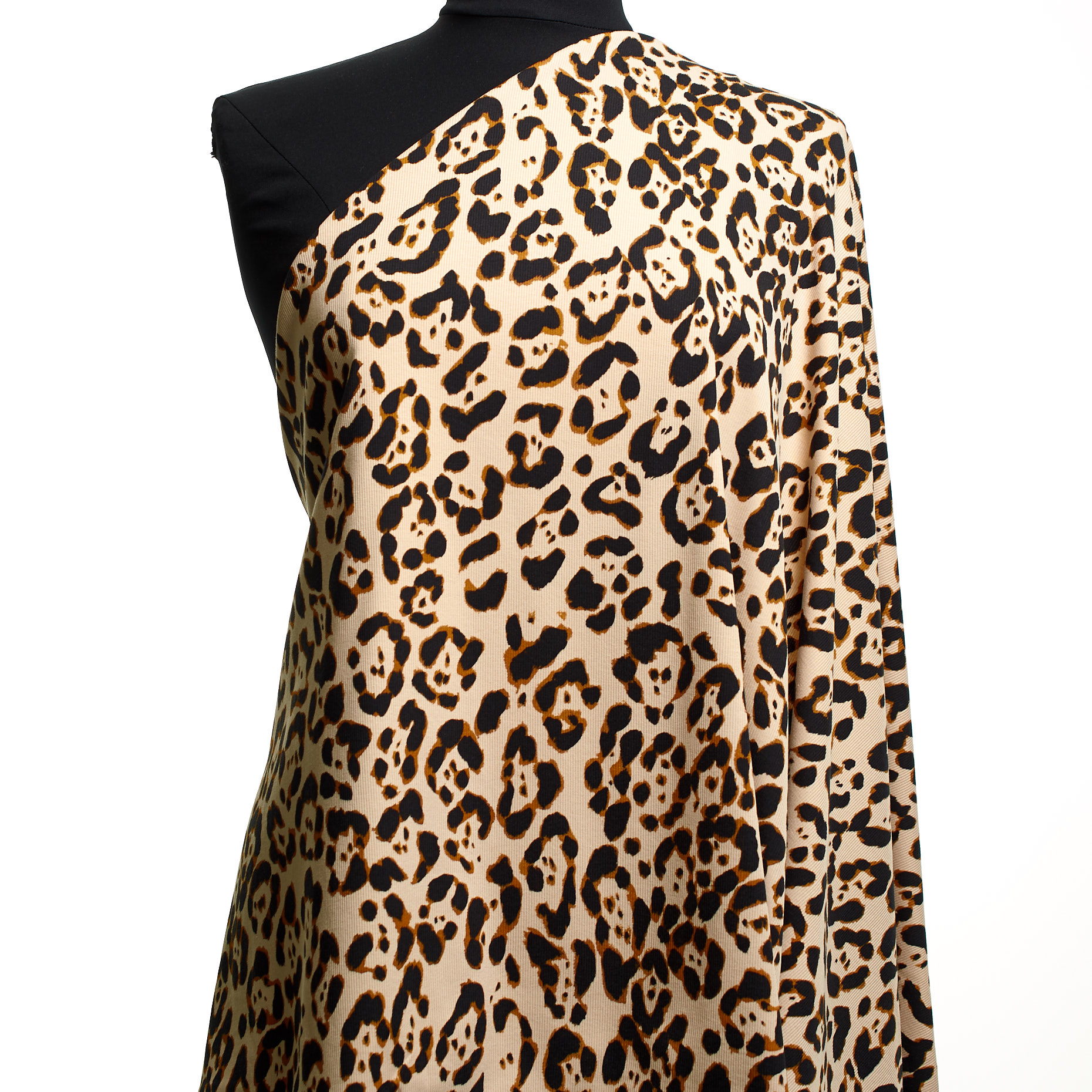 RIB JERSEY, COTTON, ELASTIC, MOTHER OF PEARL (F000046237) - Mannequin