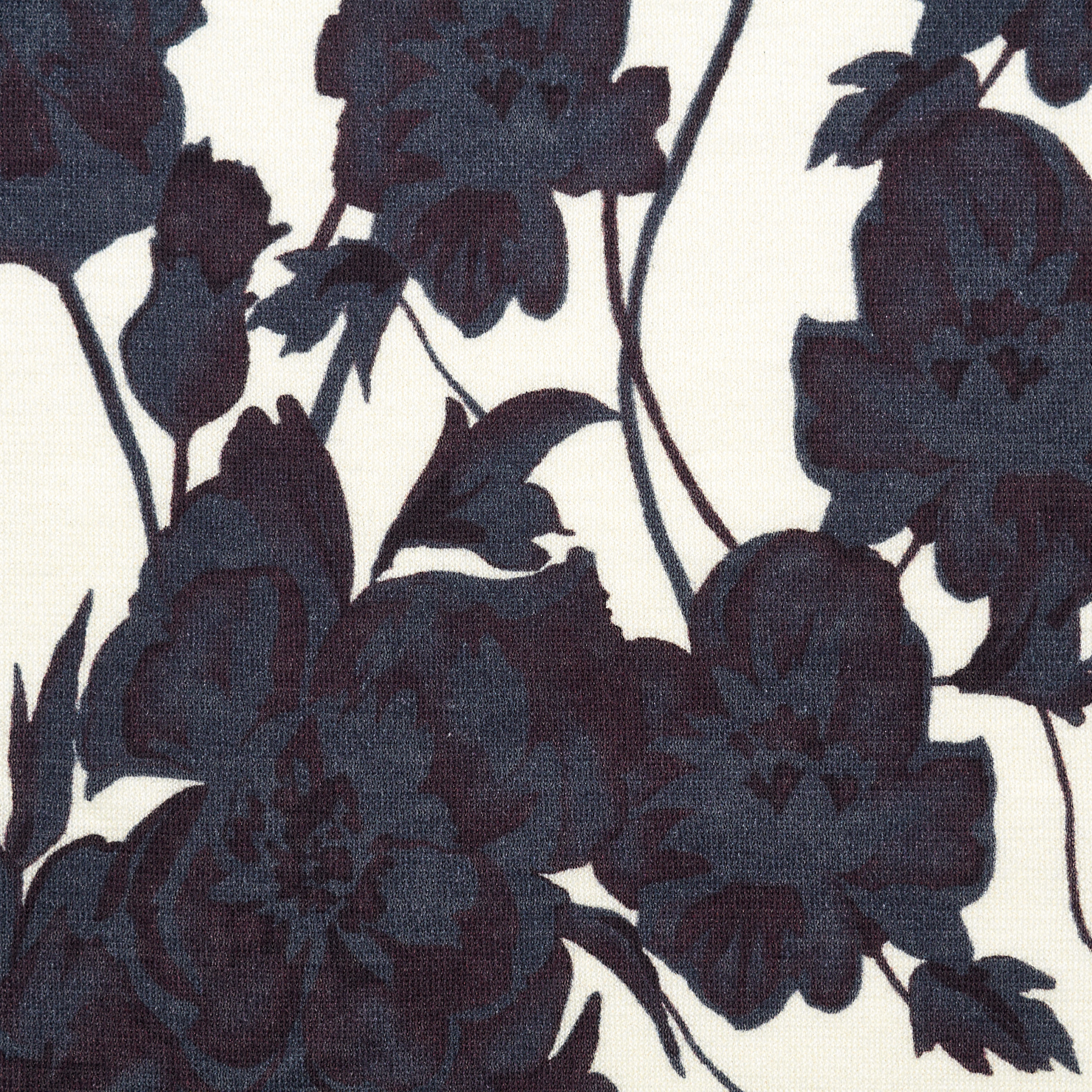 JERSEY, COTTON, FLORAL, DENIM (F000028479) - Texture