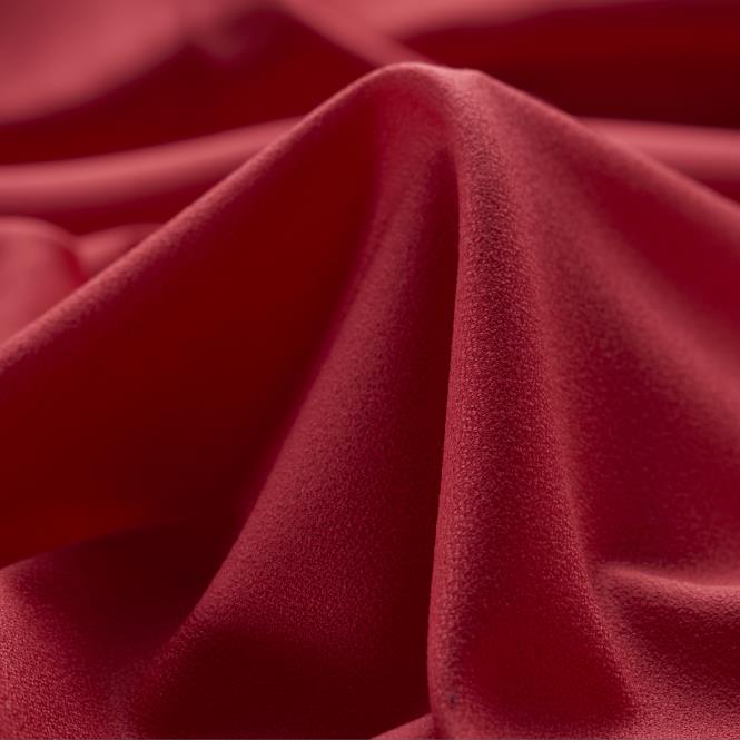 CRÊPE, VISCOSE BLEND, ELASTIC, TRUE RED (F000027227)