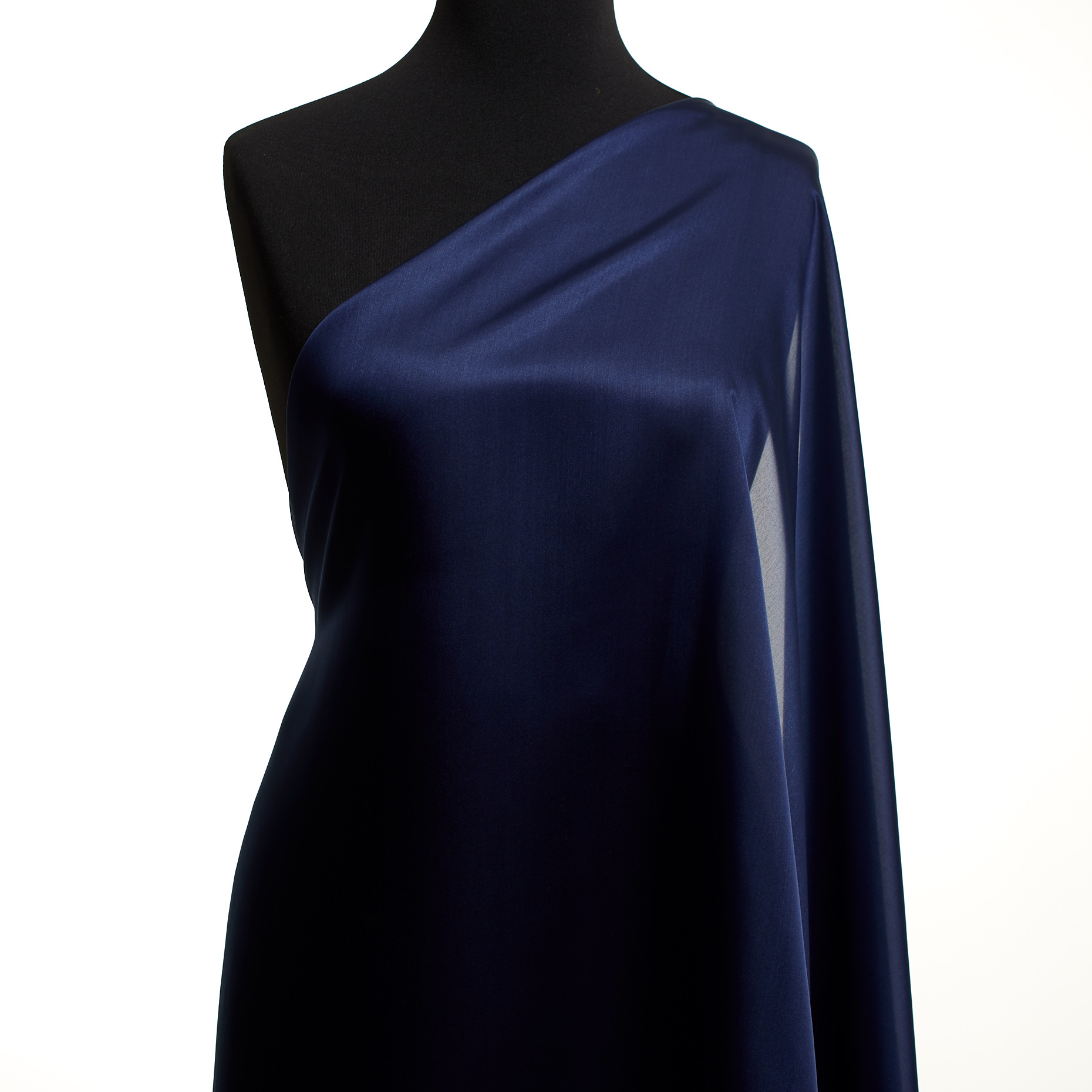 Voile, Cupro, Soie, Navy Peony (F000048294) - Mannequin