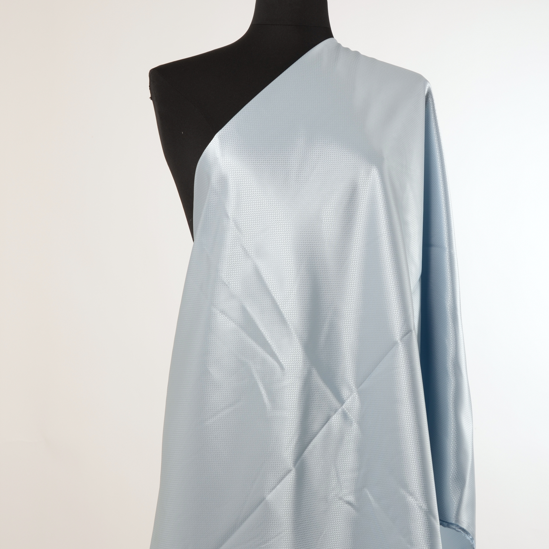 VISCOSE, LINING, MICRO DESIGN, SKY (F000003456) - Mannequin