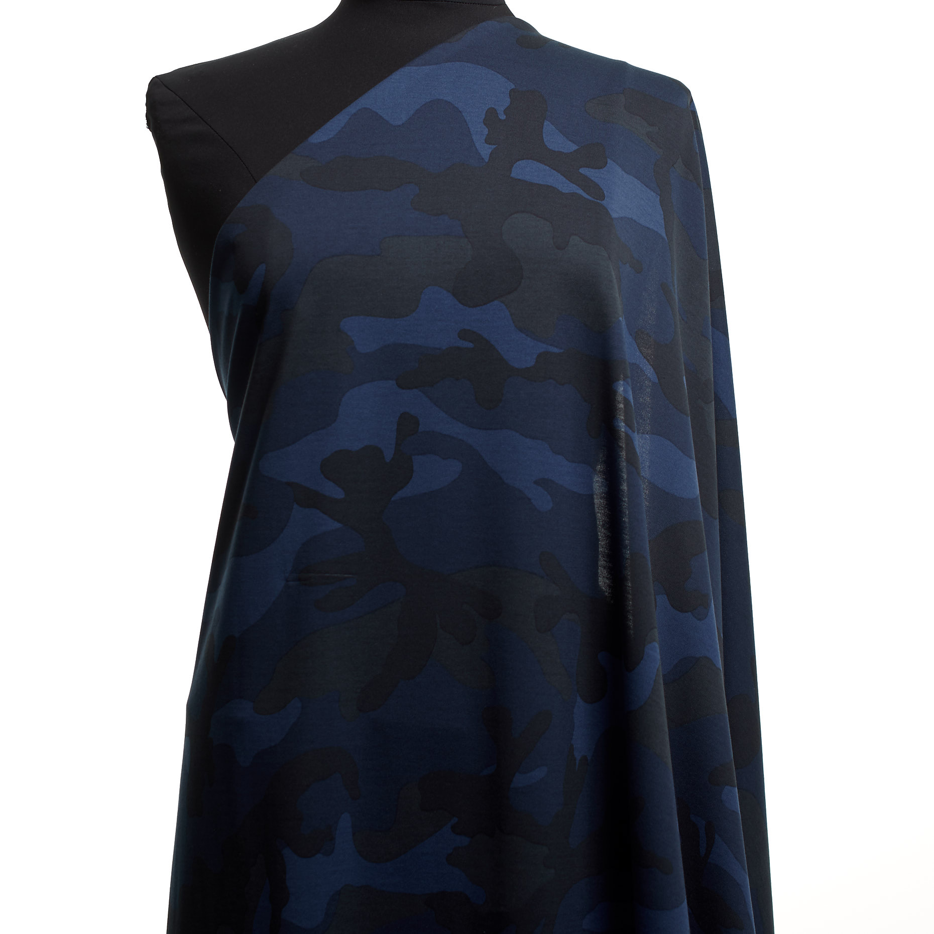 JERSEY, COTTON, PRINTED, RIVERSIDE&OMBRE BLUE (F000038184) - Mannequin