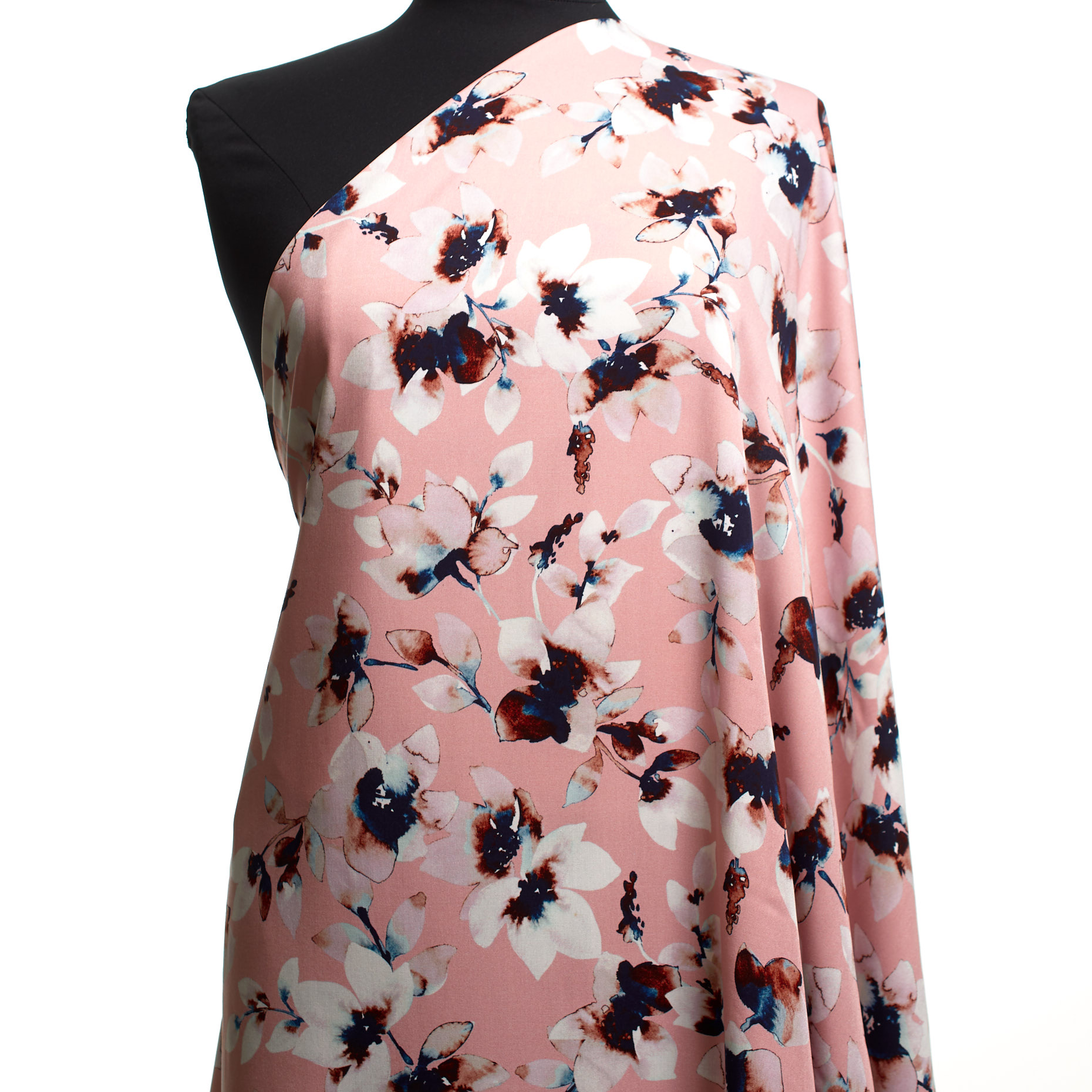 Twill, Viskose, Bedruckt, Chalk Pink (F000038360) - Schaufensterpuppe