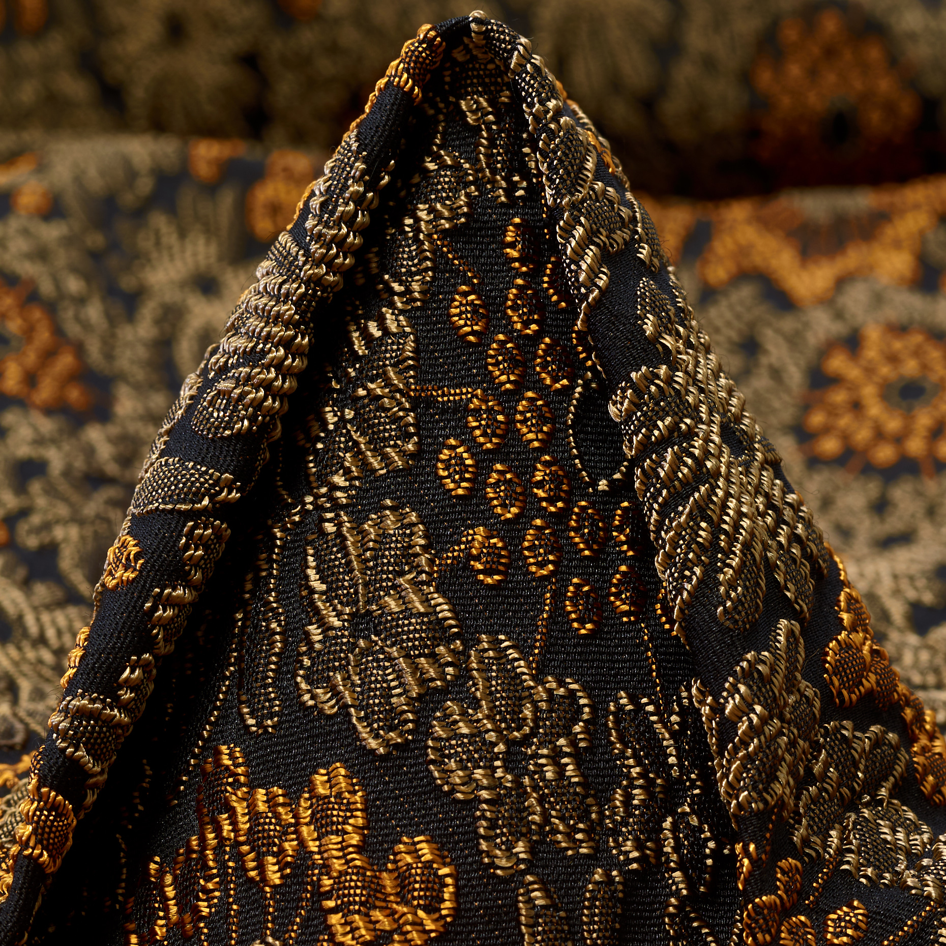 JACQUARD, FLORAL, LIGHT TAUPE&DESERT SUN (P000005010)