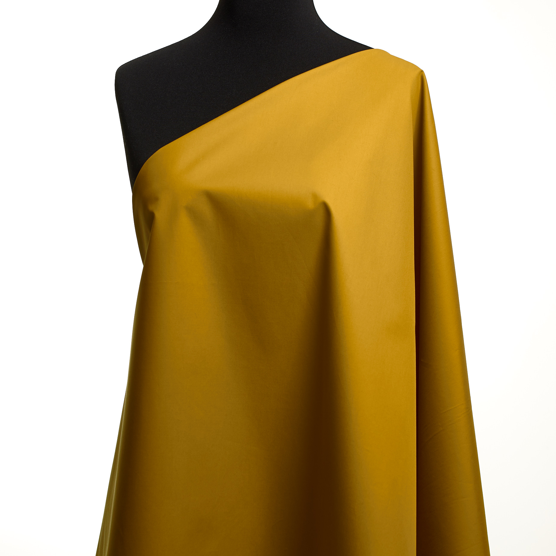 Sergé, Coton, Enduit , Olive Oil (F000049062) - Mannequin