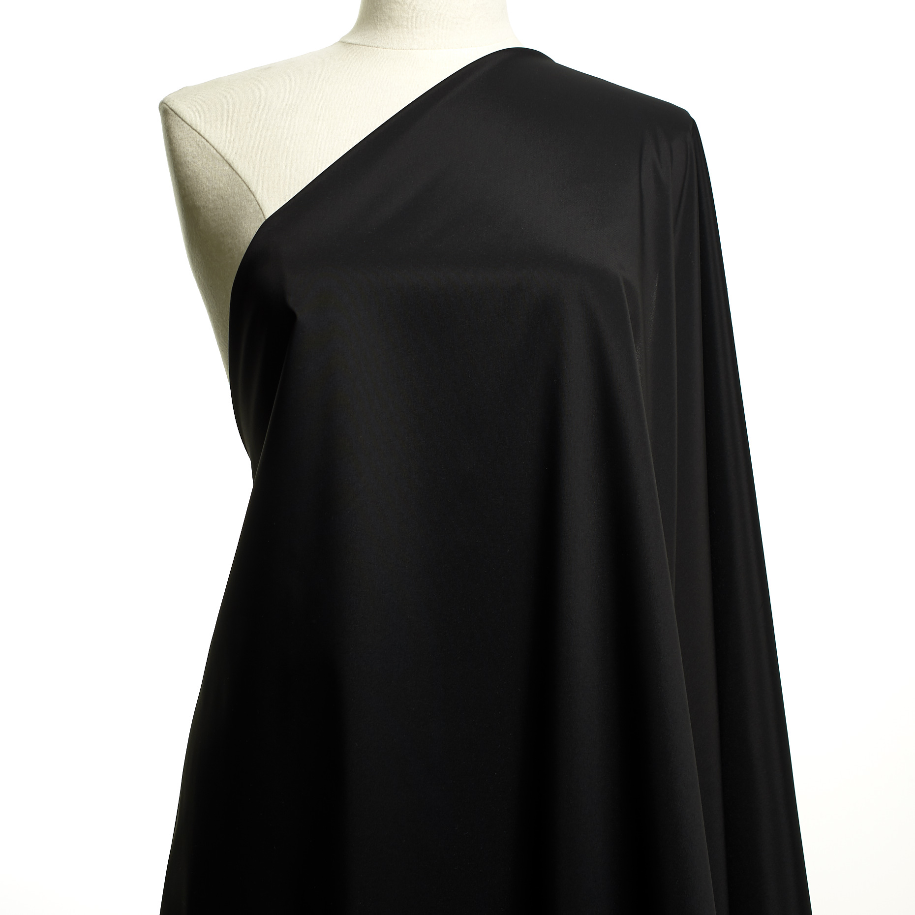 Viscosa, Stretch, Raven Black (F000035579) - Manichino