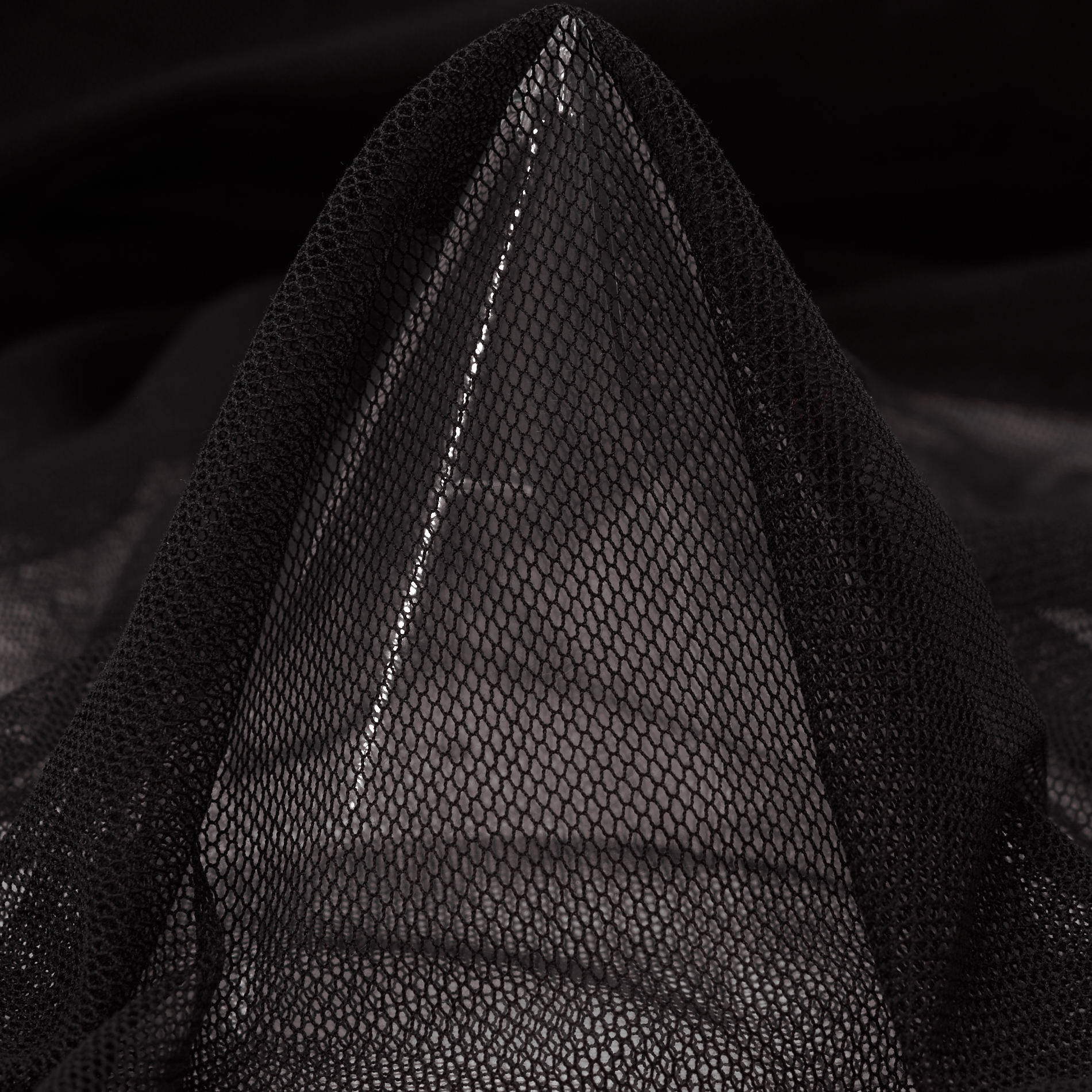 COTTON, NET, RAVEN BLACK (F000036202)