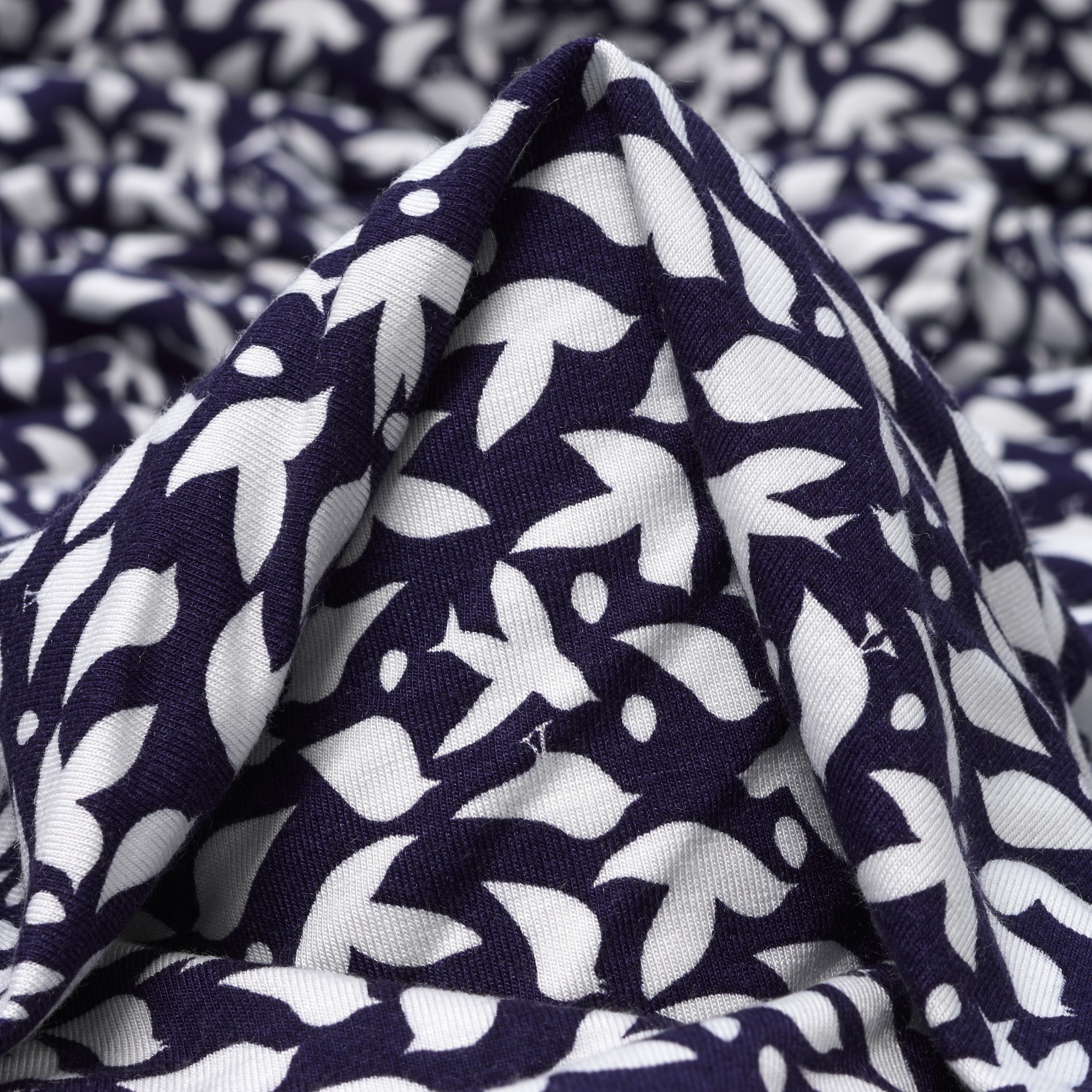 Jersey, Wiskoza, Wydrukowany, Blue Depths (F000032477)