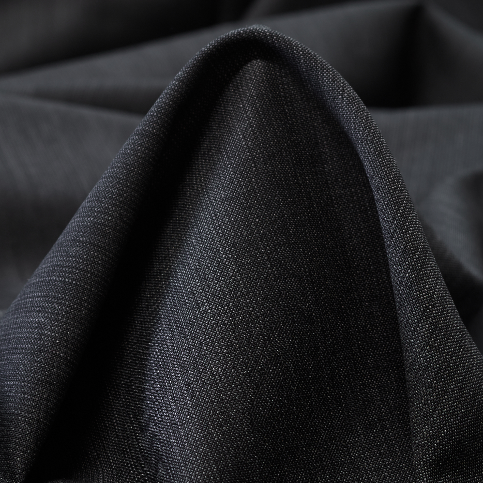 FINE WOOL, MELANGE, EBONY (F000029811)