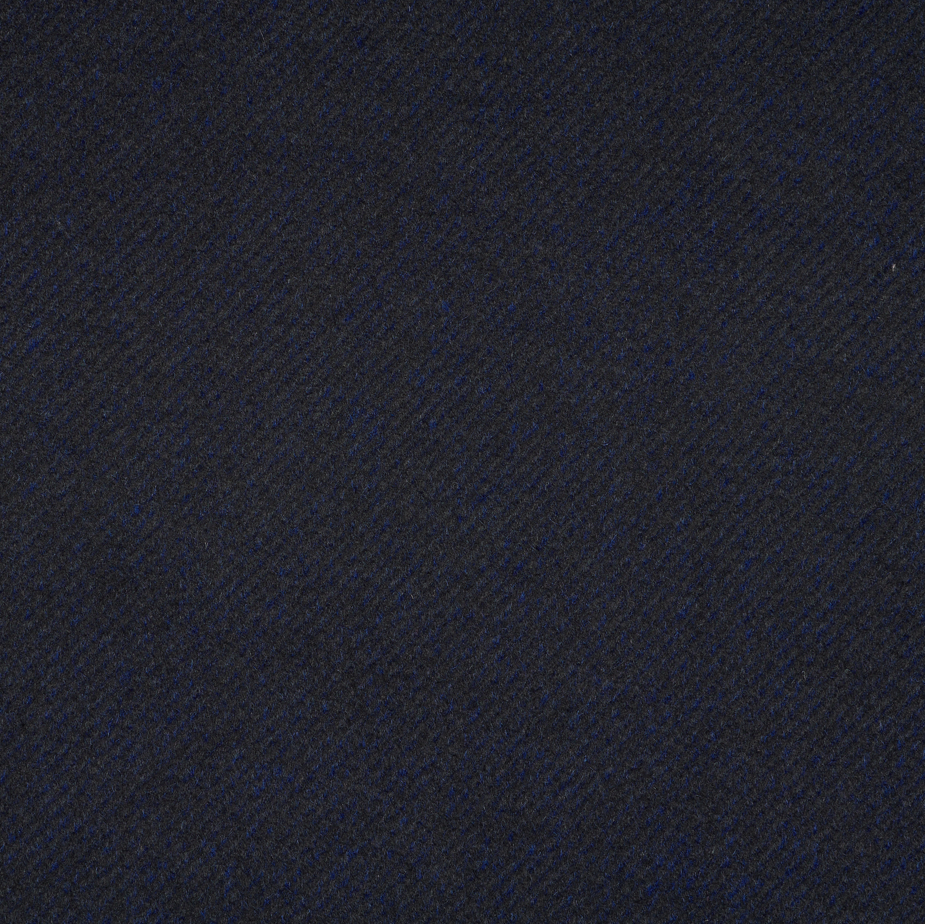DRAP, DIAGONAL, WOOL BLEND, LAPIS BLUE&BLACK (P000000210) - Texture
