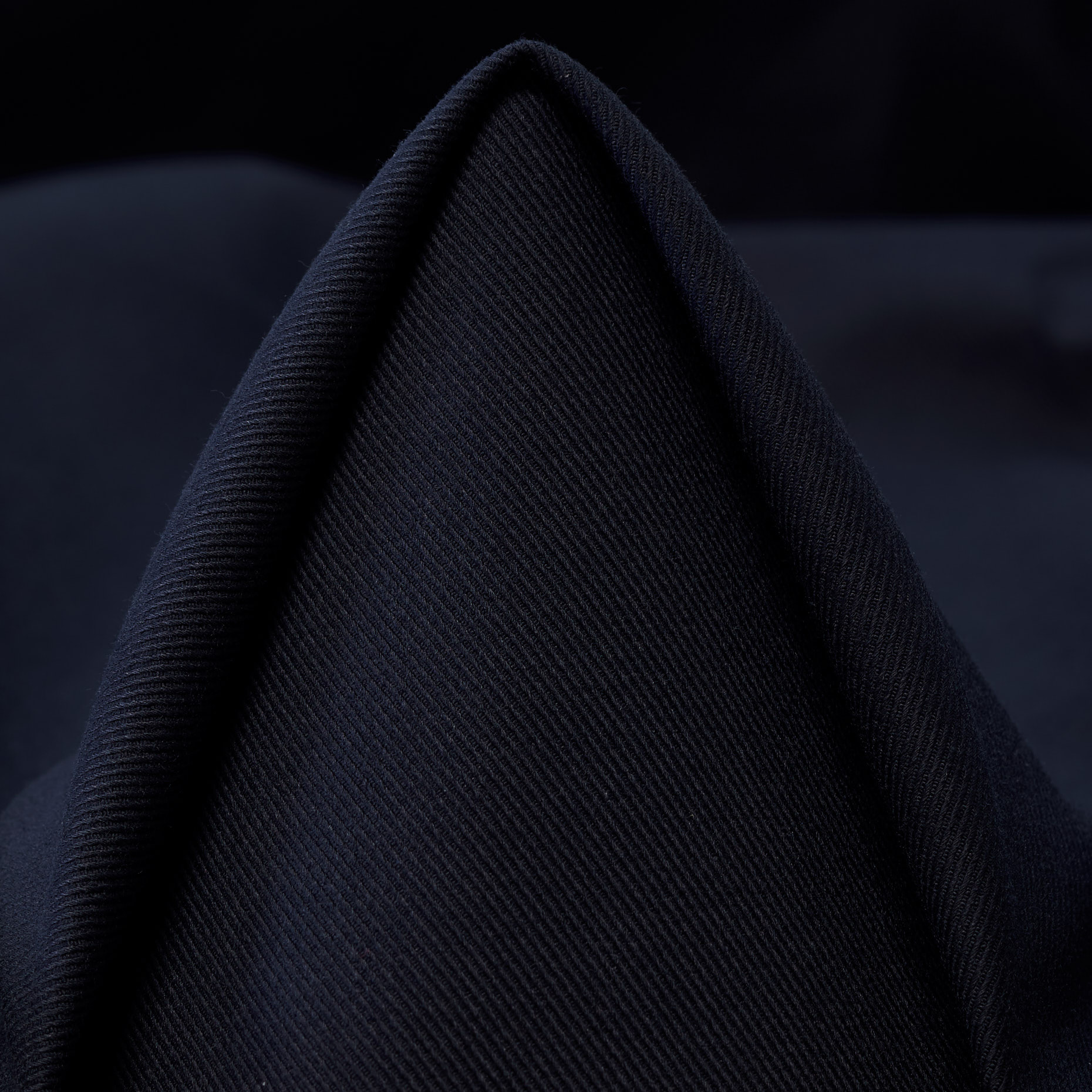 TWILL, COTTON, ELASTIC, RAVEN BLACK (F000046283)