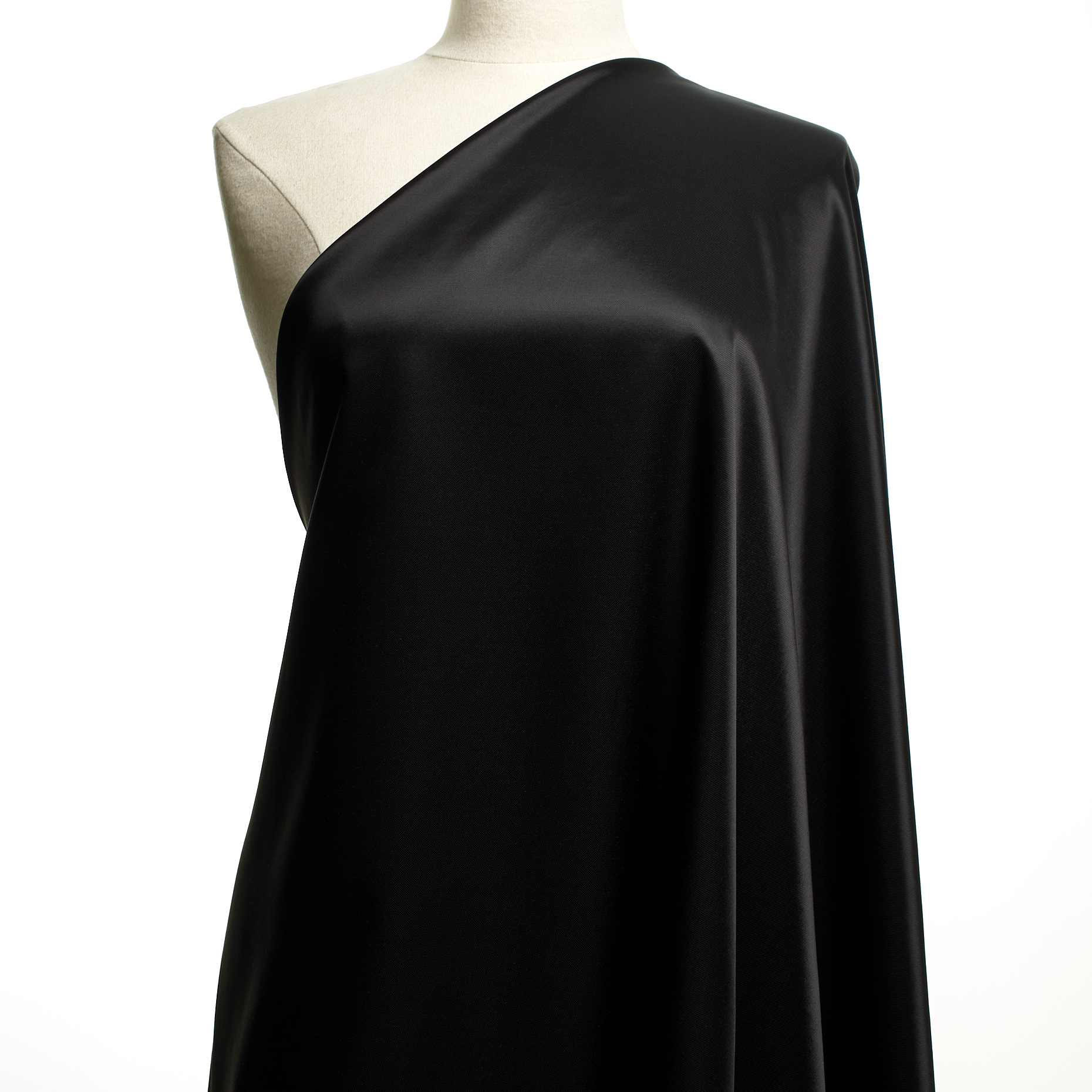 TWILL, CUPRO, COTTON, JET BLACK (F000046578) - Mannequin