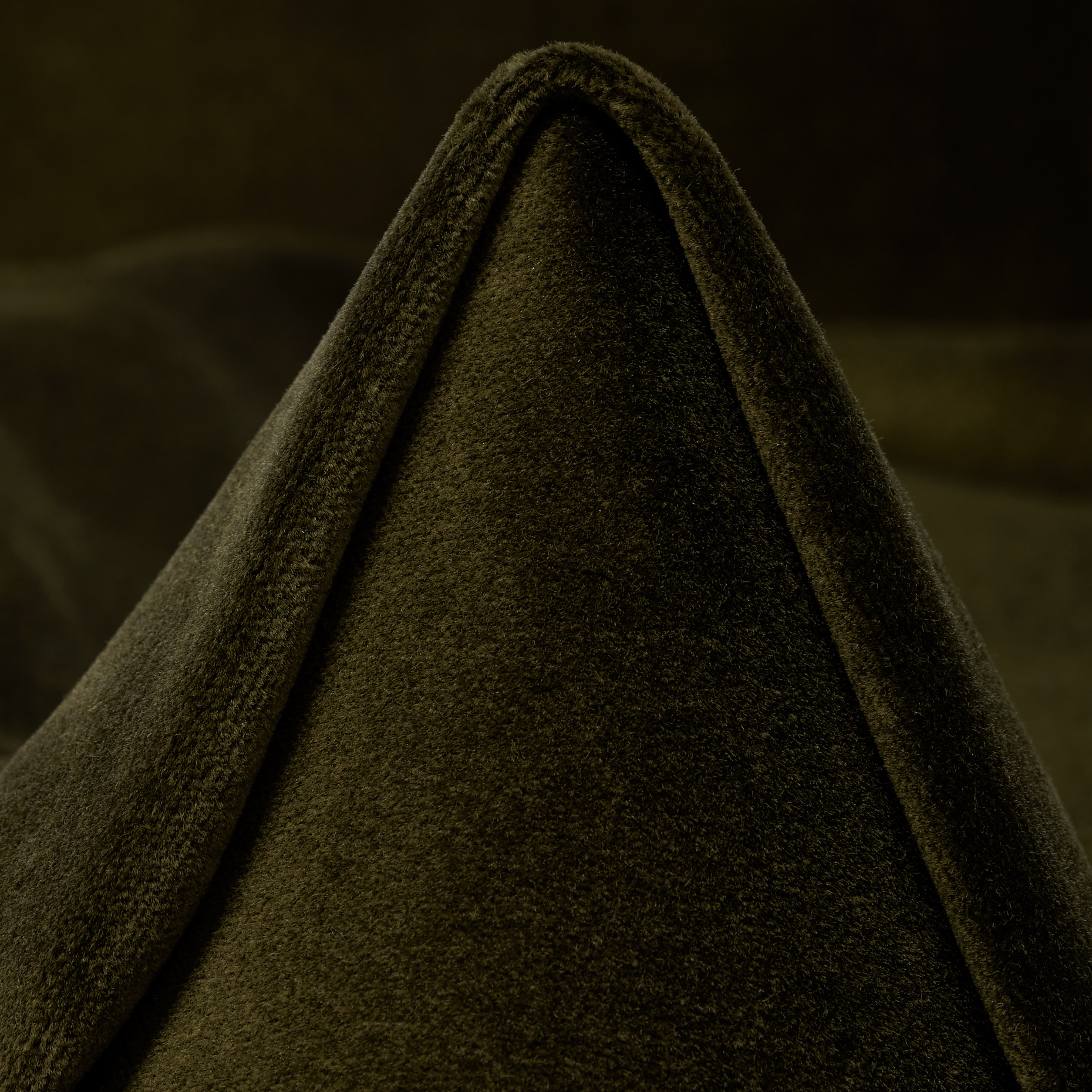 VELVET, COTTON, ELASTIC, DARK OLIVE (F000048197)