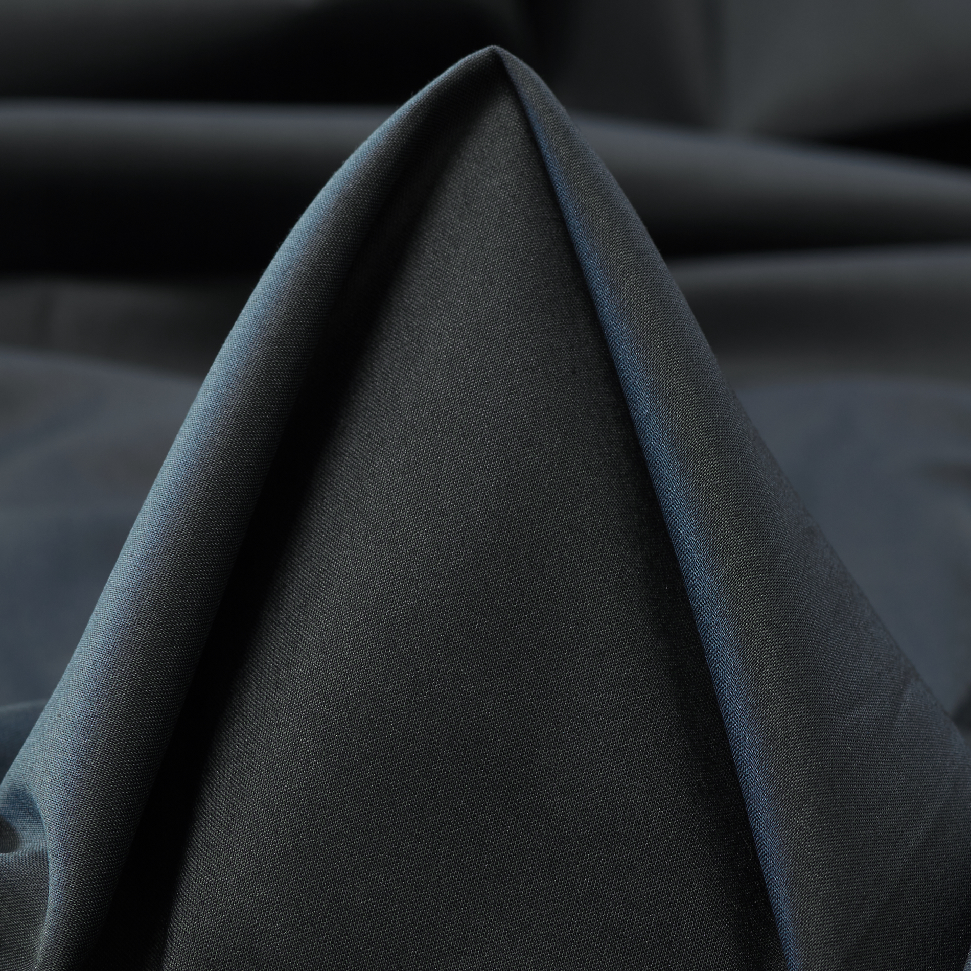 POPLIN, COTTON, ELASTIC, GUNMETAL (F000029688)