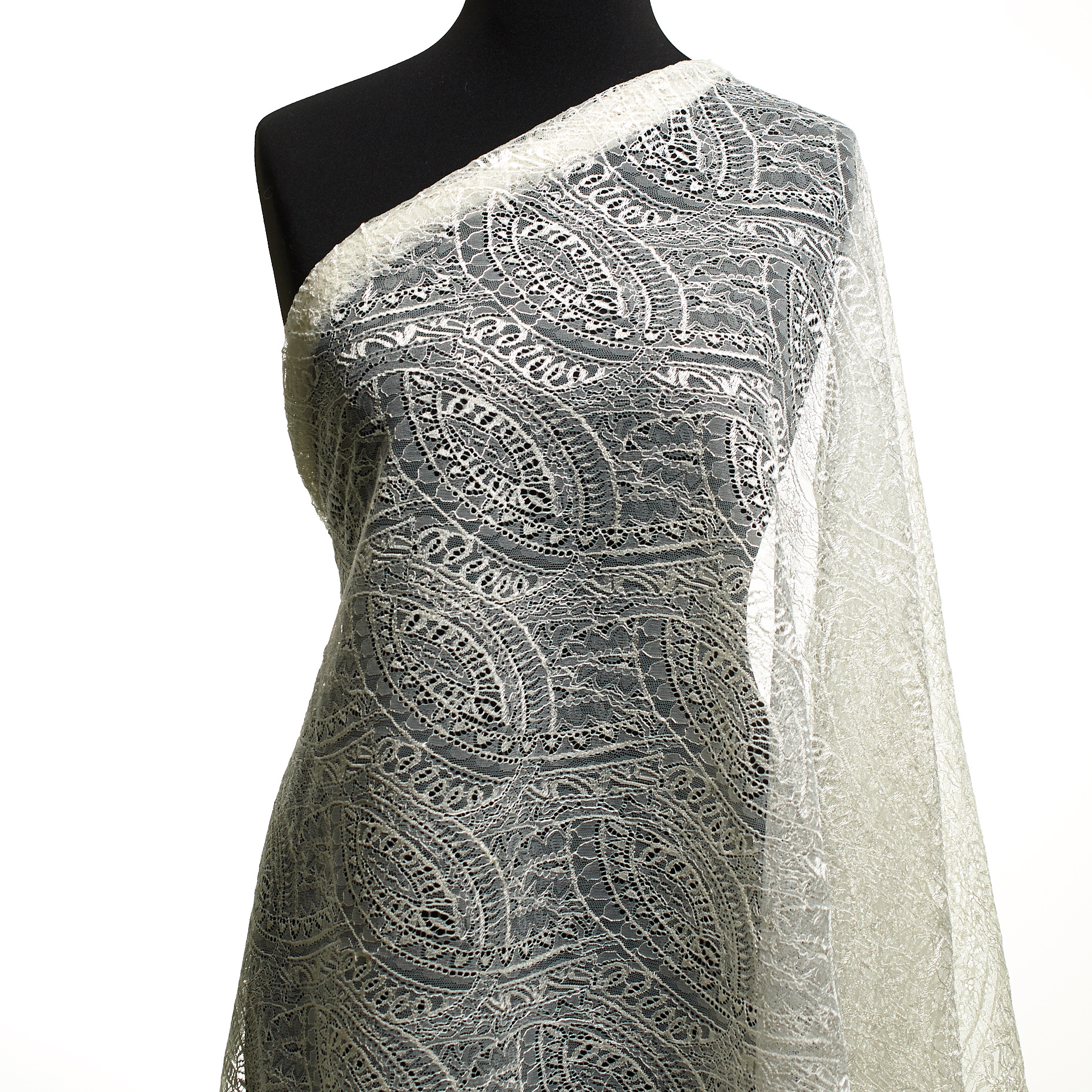 Spitze, Viskose Mix, Snow White (F000048982) - Schaufensterpuppe