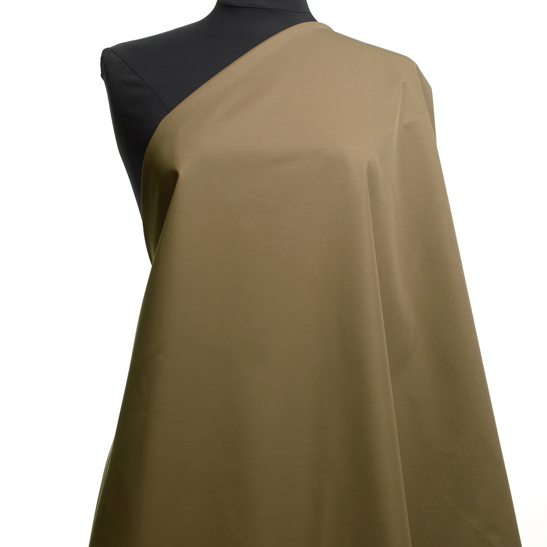 TWILL, COTTON BLEND, WATER REPELLENT, BURNT OLIVE (F000039341) - Mannequin