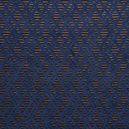 Jacquard, Viscosa Modal, Lúrex, Deep Cobalt&Titanium (F000028412) - Tejido