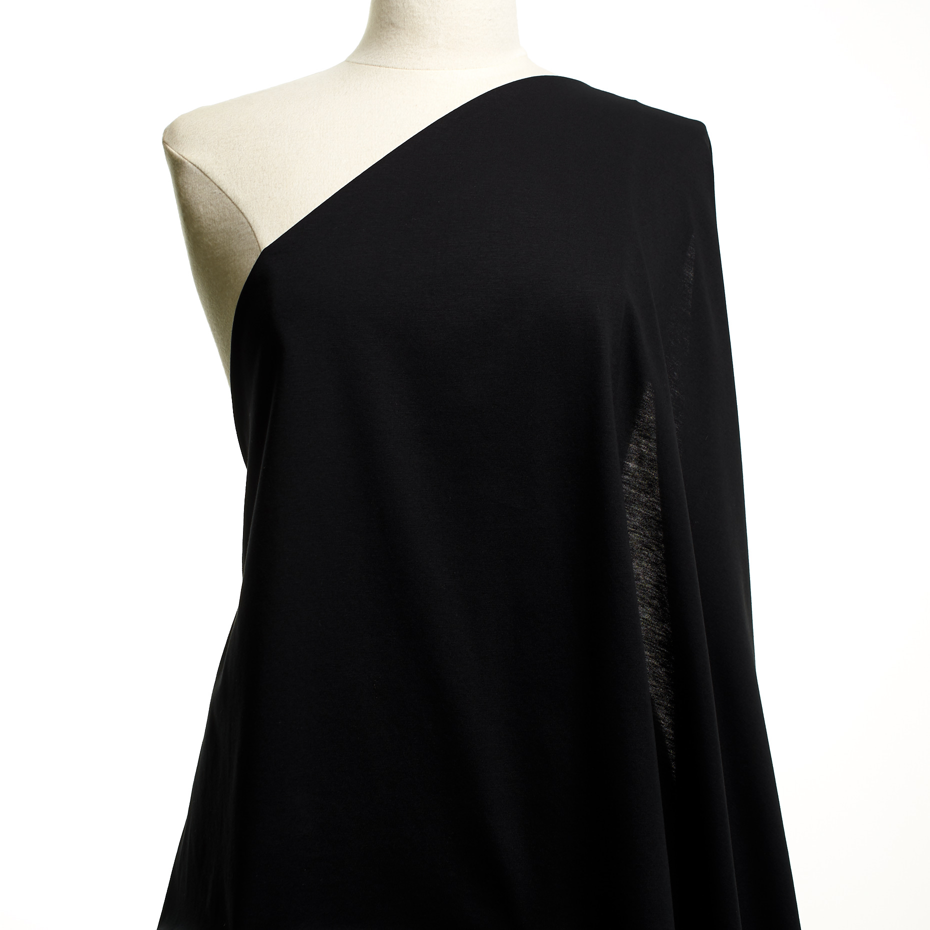 Jersey, Coton, Jet Black (F000049031) - Mannequin