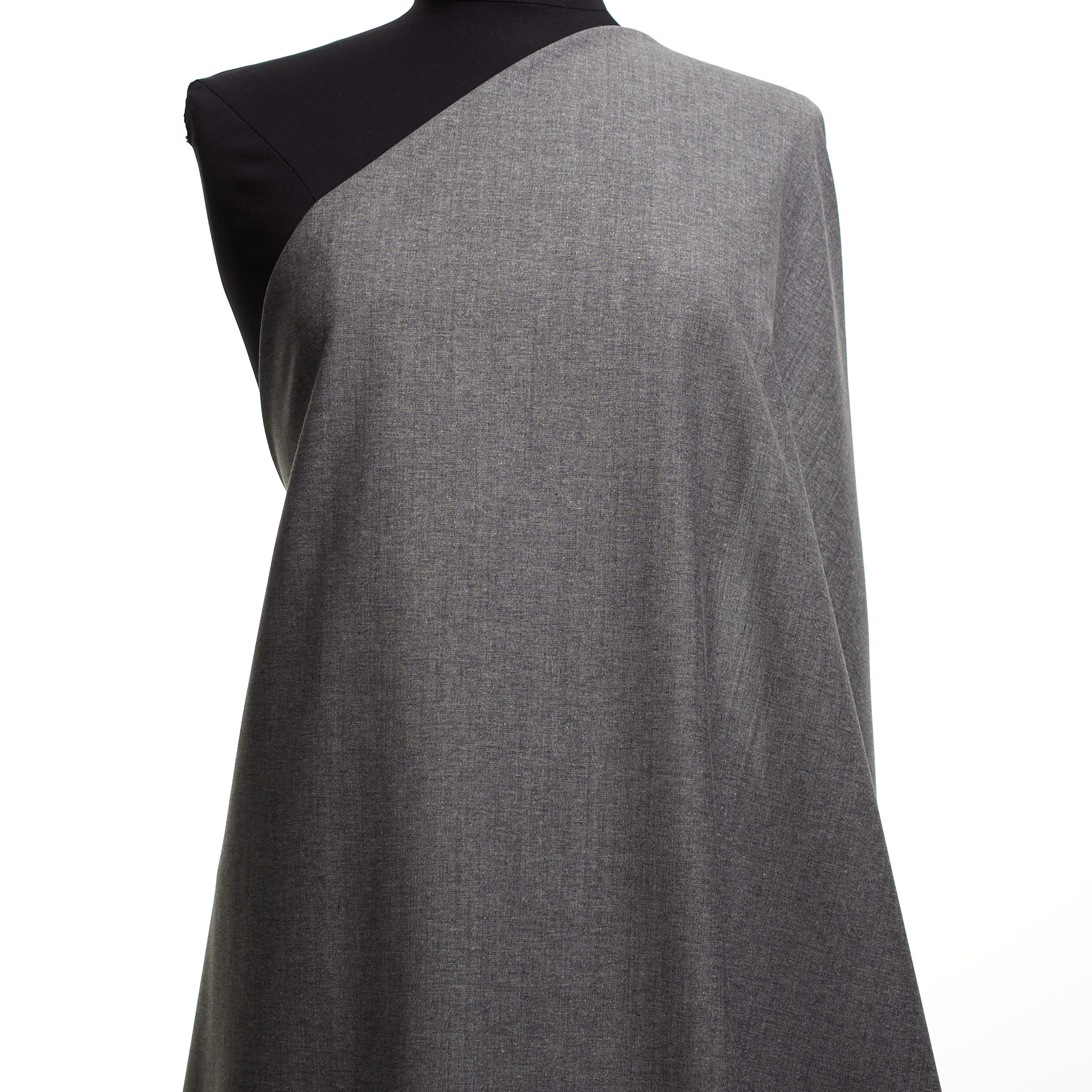 FLANNEL, COTTON ELASTIC, CHISELED STONE (F000042375) - Mannequin