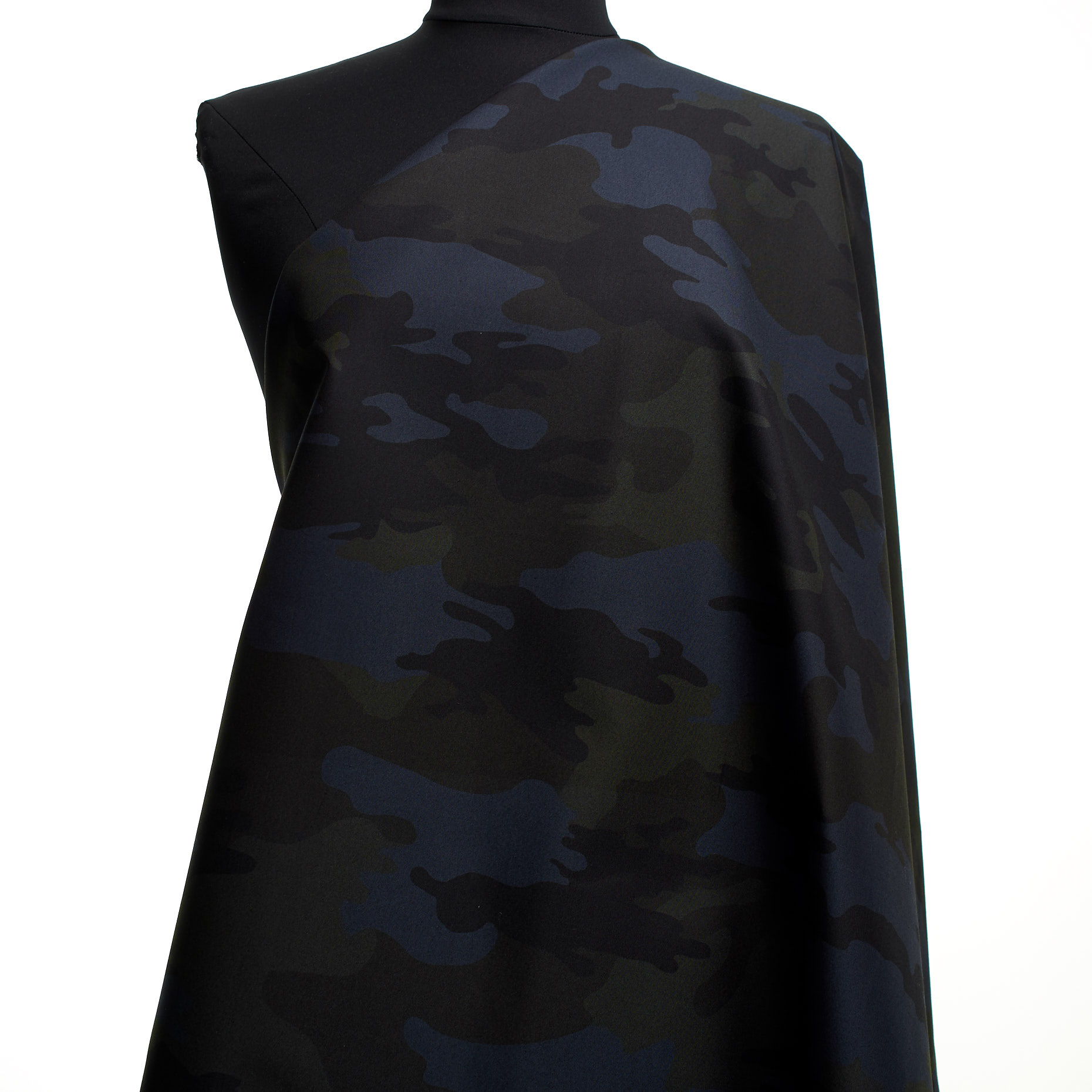 Sarga, Algodón, Camouflage, Vintage Indigo&Agave Green (F000044034) - Maniquí