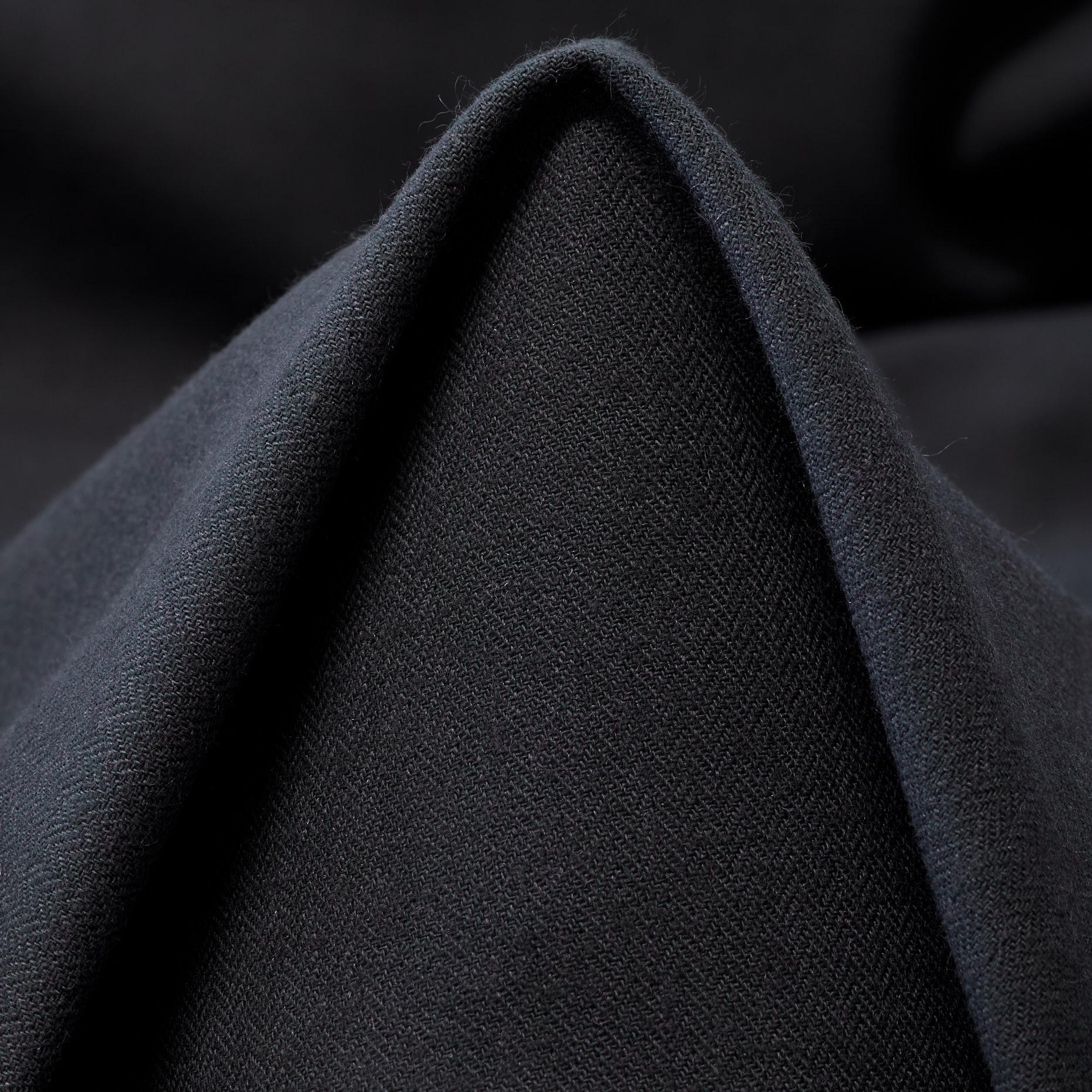 FLANNEL, COTTON WOOL, HERRINGBONE, BLACKENED PEARL (F000043891)