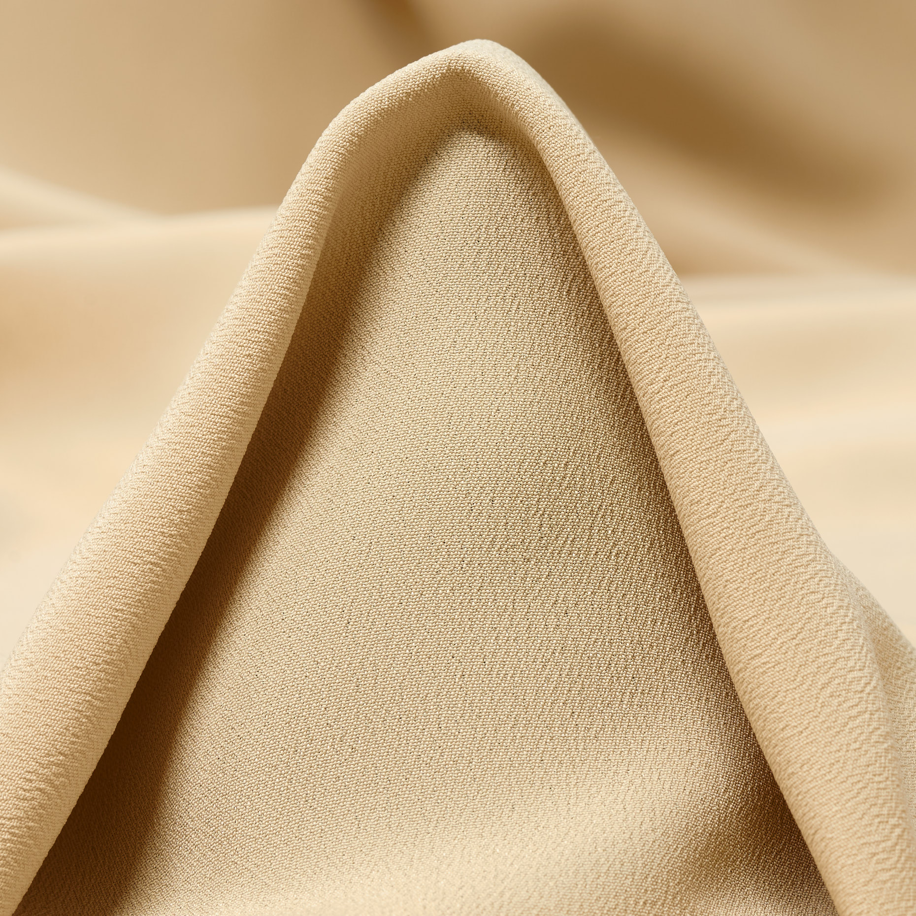 CRÊPE, ACETATE, SILK, ALMOND (F000043478)