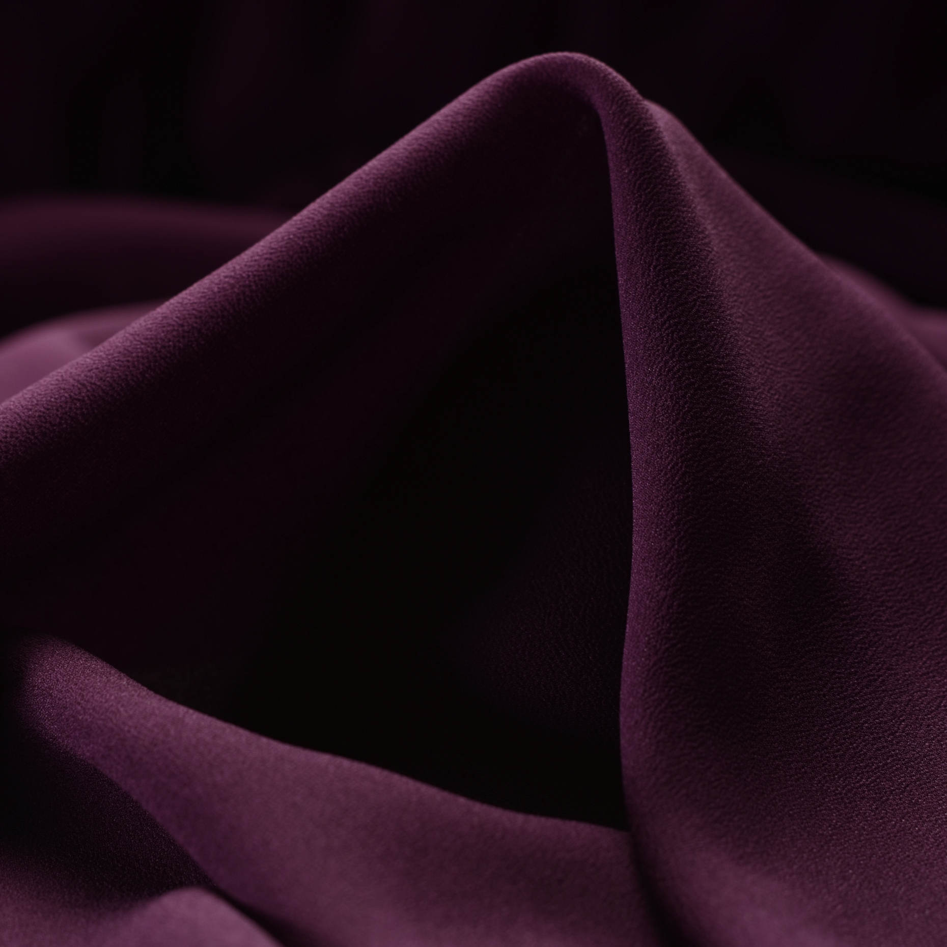 SILK, CRÊPE DE CHINE, PLUM ROYAL (F000018702)