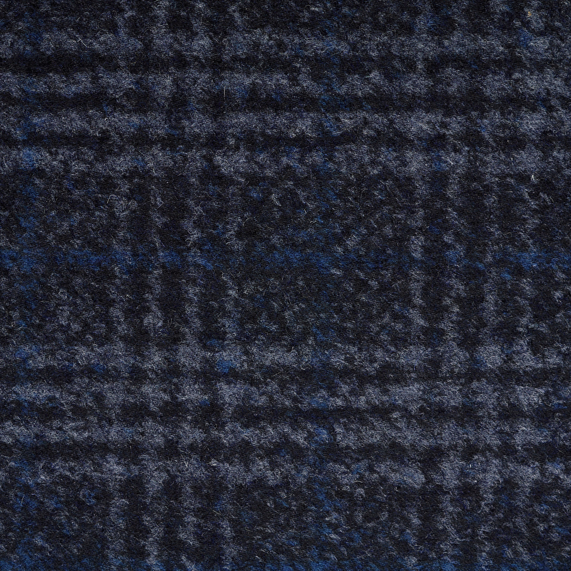 Фланель, Шерсть Смесовая, Клетка, Stonewash&Parisian Night (F000044394) - Ткань