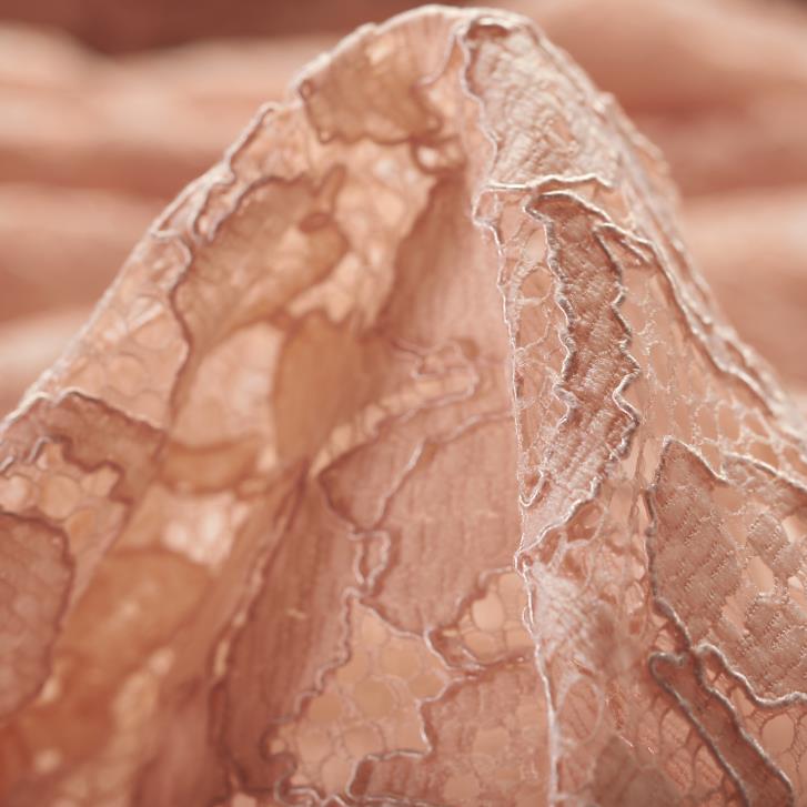 Spitze, Baumwolle, Floral, Mauve Chalk (F000031527)