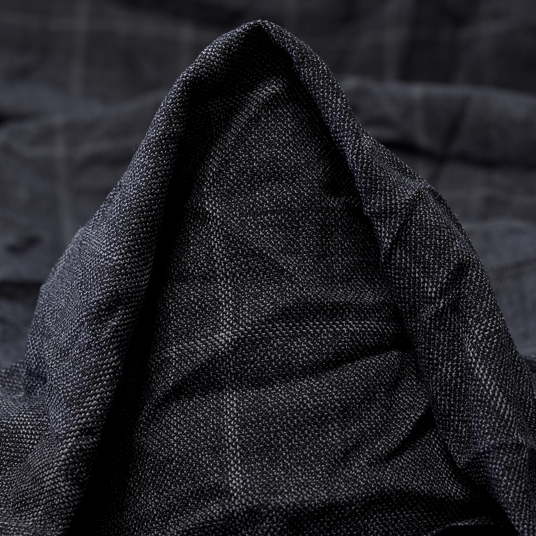 CRASH, VIRGIN WOOL, CHECK, PAVEMENT (T0000634)