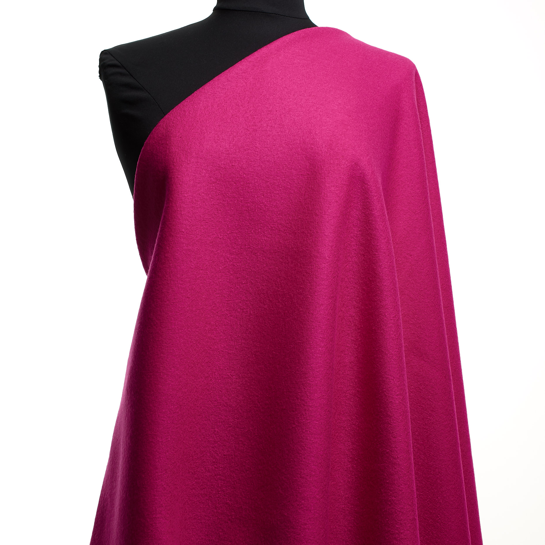 Bouclé, Gekochte Wolle, Magenta (F000046949) - Schaufensterpuppe