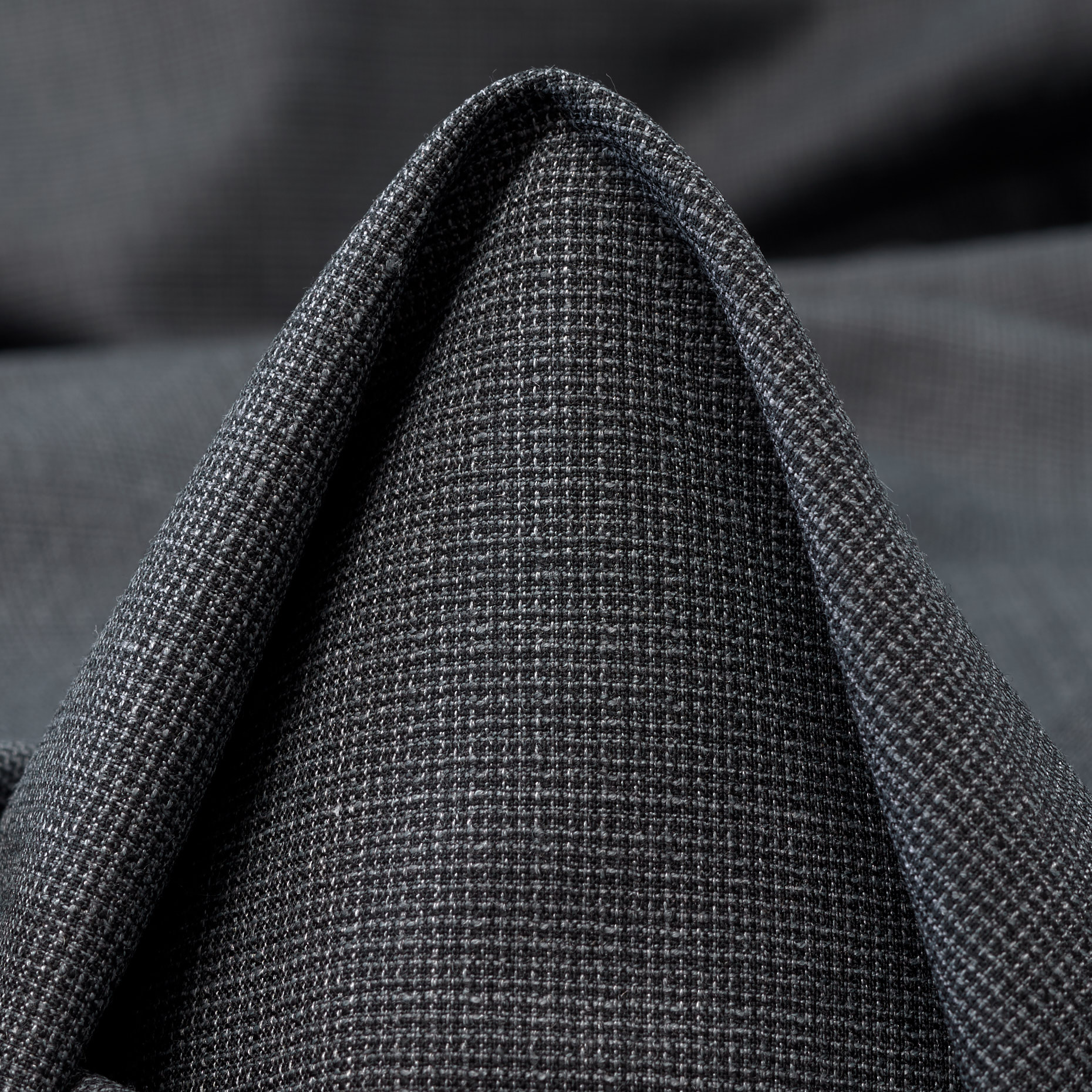 WOOL BLEND, ELASTIC, MICRO DESIGN, ANTHRACITE (F000037862)