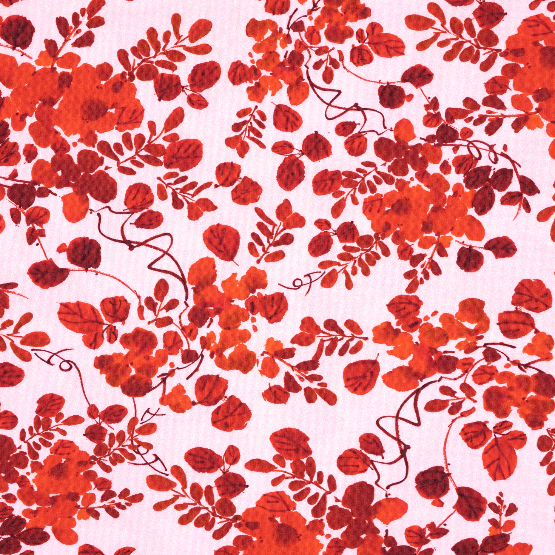 Techno Jersey, Stampato, Alta Elasticità, Light Lilac&Red Alert (F000041519) - Trama