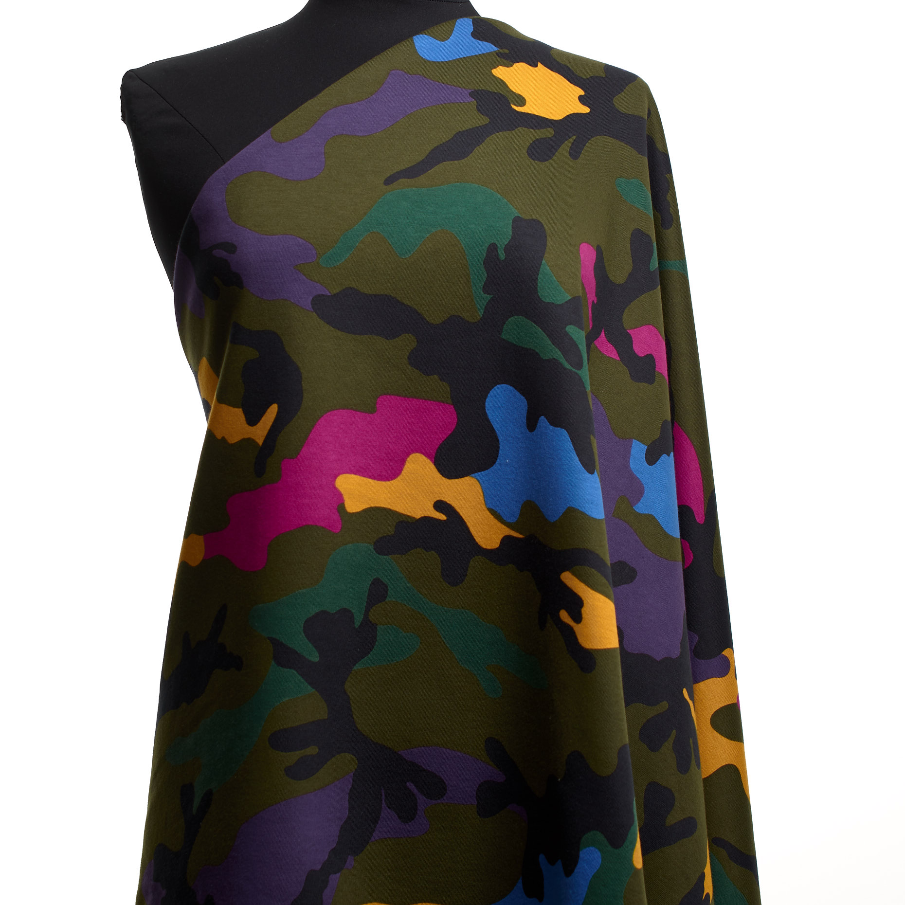 JERSEY, COTTON, CAMOUFLAGE, MULTICOLOR (F000038671) - Mannequin