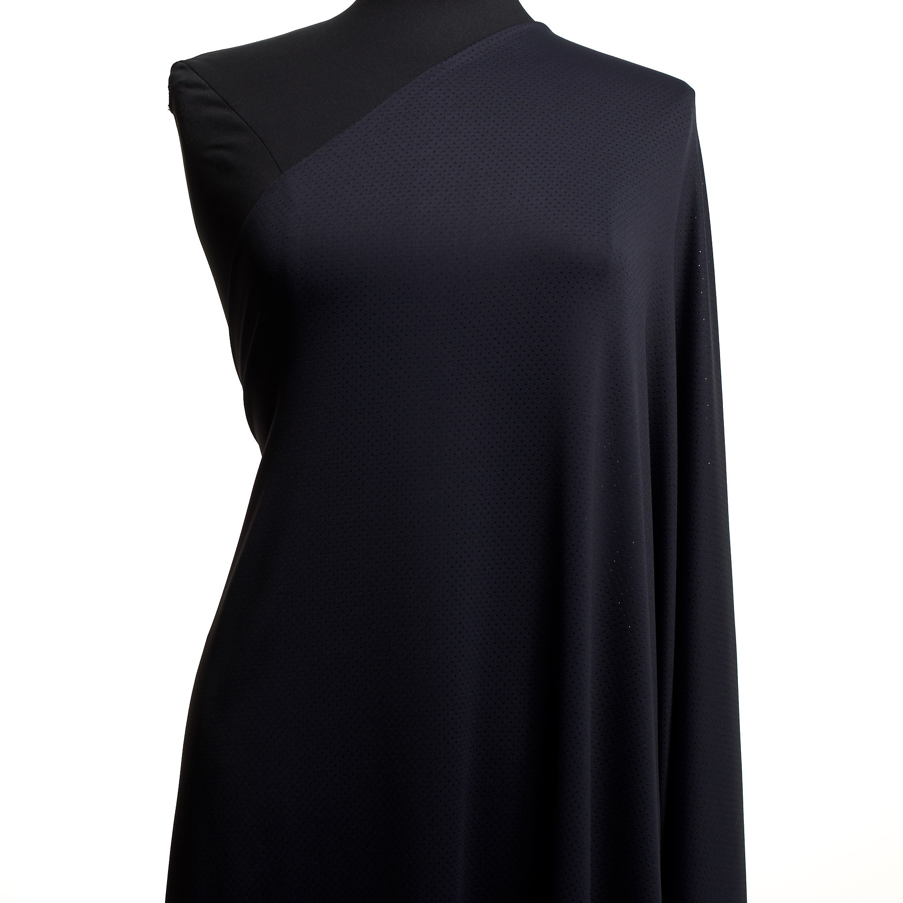 TECHNO JERSEY, PERFORATED, MIDNIGHT BLUE (F000035957) - Mannequin