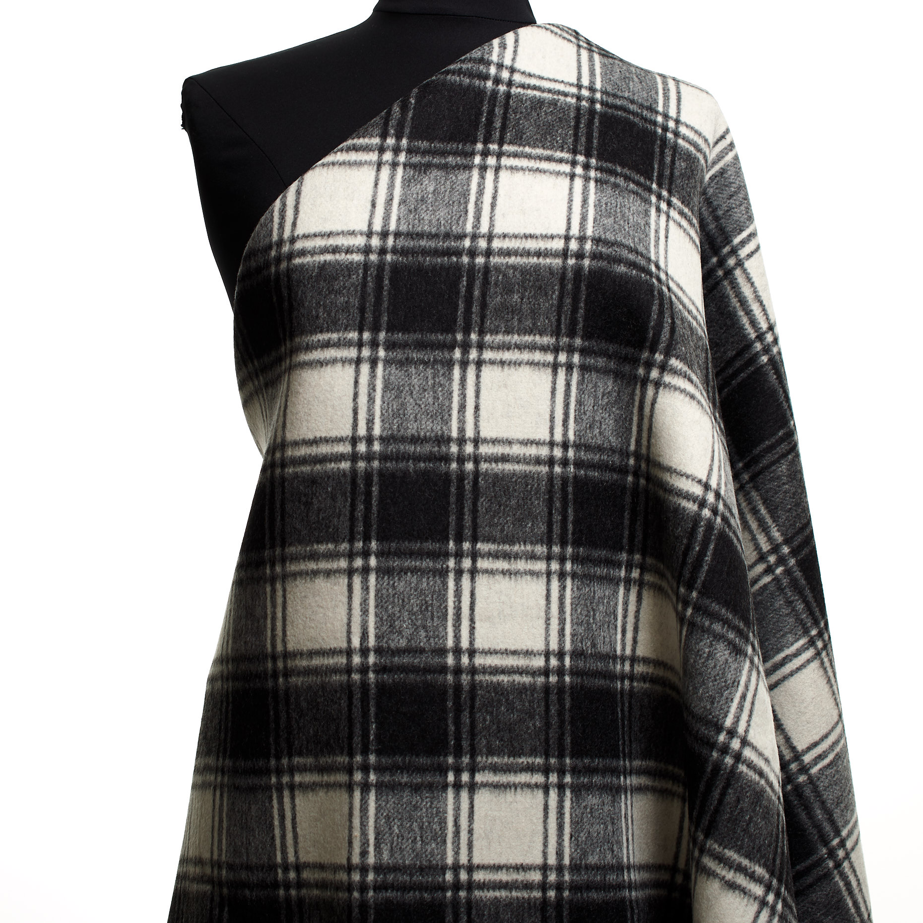 Double, Lana Vergine, Quadro, Marshmallow&Raven Black (F000043723) - Manichino