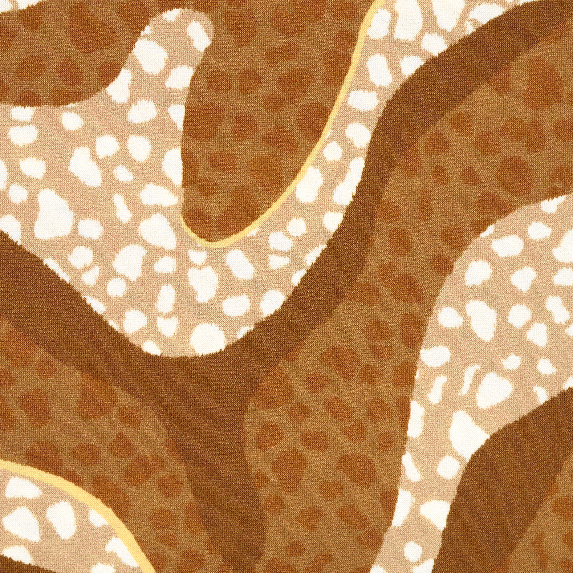 SINGLE JERSEY, PRINTED, ANIMAL, HAZELNUT (F000042703) - Texture