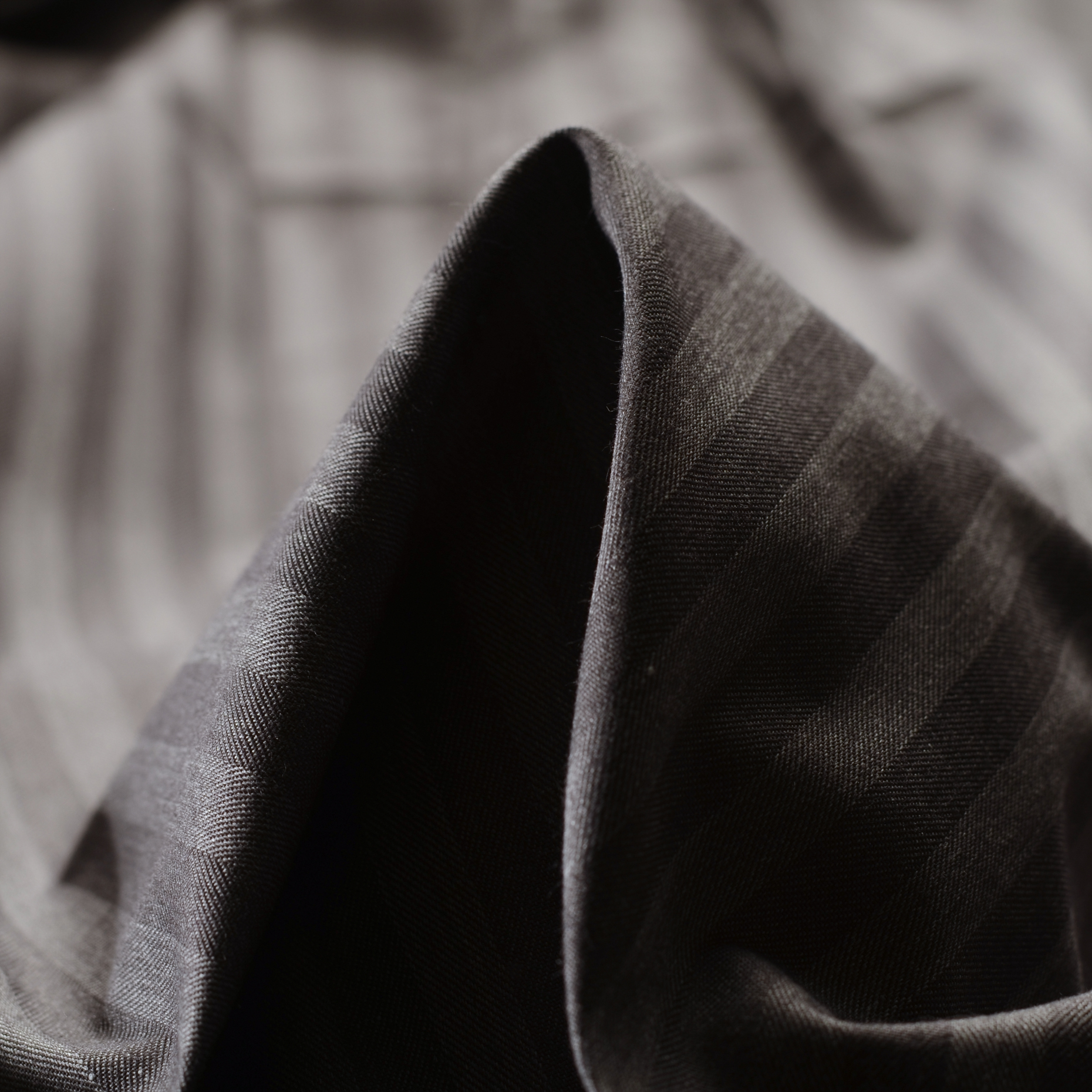 LINING, COTTON, STRIPES, ASPHALT (F000009643)