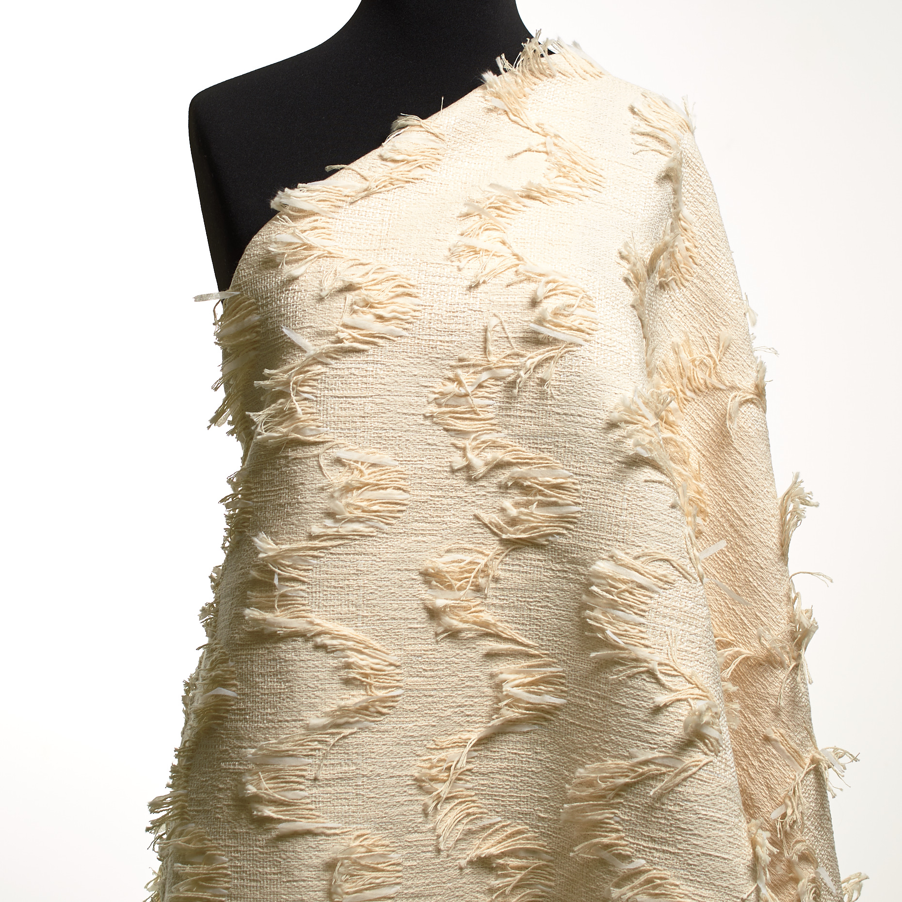 Jacquard, Baumwolle, Ton in Ton, Vanilla Ice (P000004580) - Schaufensterpuppe